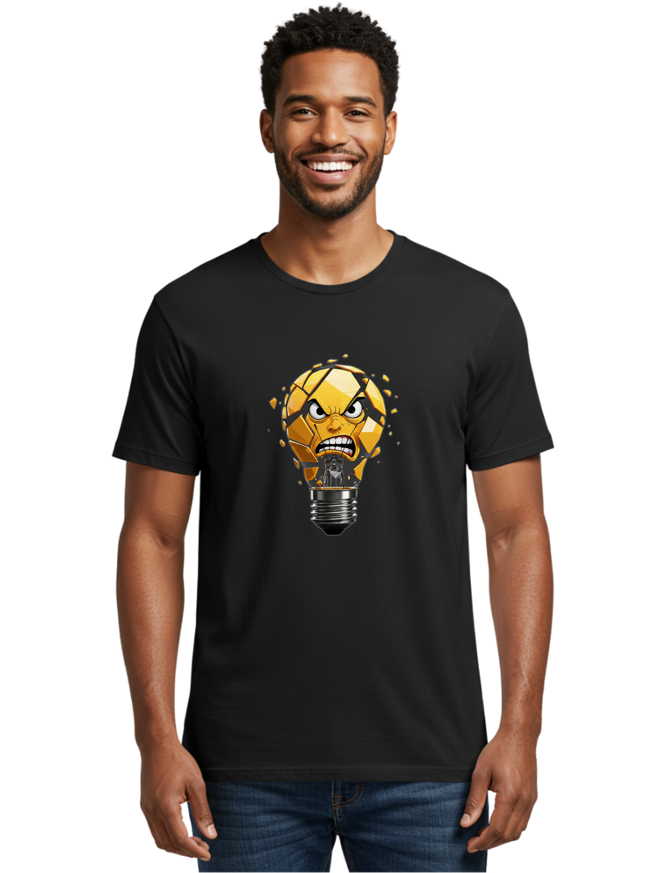 Angry-Lightbulb Men'S Graphic Tee, 100% Cotton, Comfortable Casual Summer Wear, Machine Washable, Vintage Camera, Old Camera, Antique Camera, Black Camera, Classic Photography, Photography Equipment, Nostalgic Device, Film Camera, Camera Art Bal704
