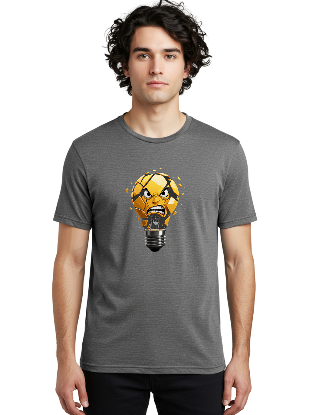 Angry-Lightbulb Men'S Graphic Tee, 100% Cotton, Comfortable Casual Summer Wear, Machine Washable, Vintage Camera, Old Camera, Antique Camera, Black Camera, Classic Photography, Photography Equipment, Nostalgic Device, Film Camera, Camera Art Bal704