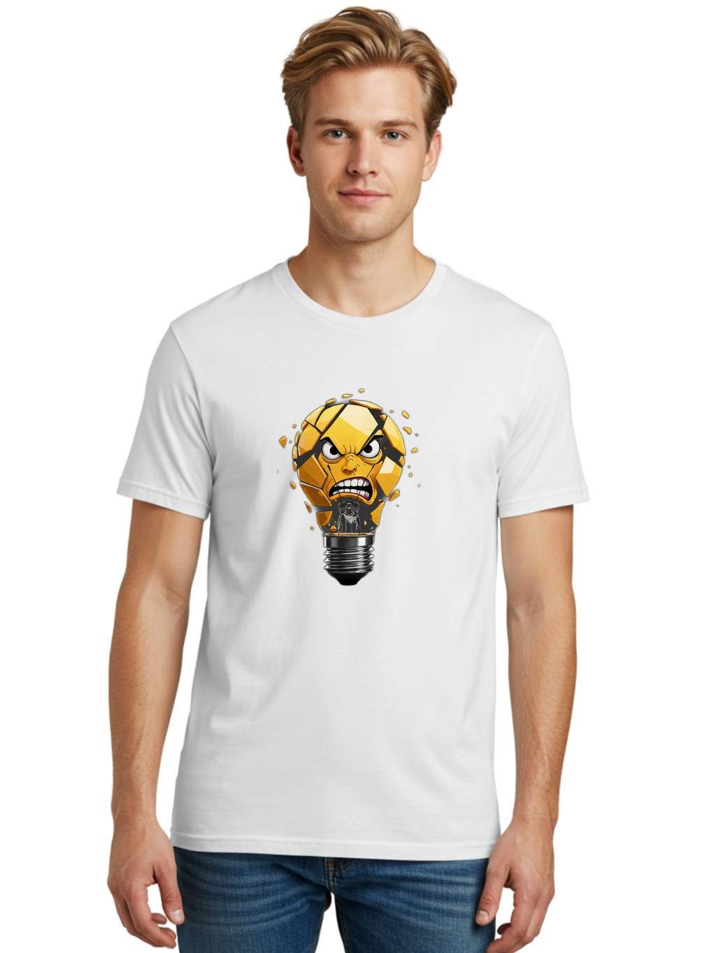Angry-Lightbulb Men'S Graphic Tee, 100% Cotton, Comfortable Casual Summer Wear, Machine Washable, Vintage Camera, Old Camera, Antique Camera, Black Camera, Classic Photography, Photography Equipment, Nostalgic Device, Film Camera, Camera Art Bal704