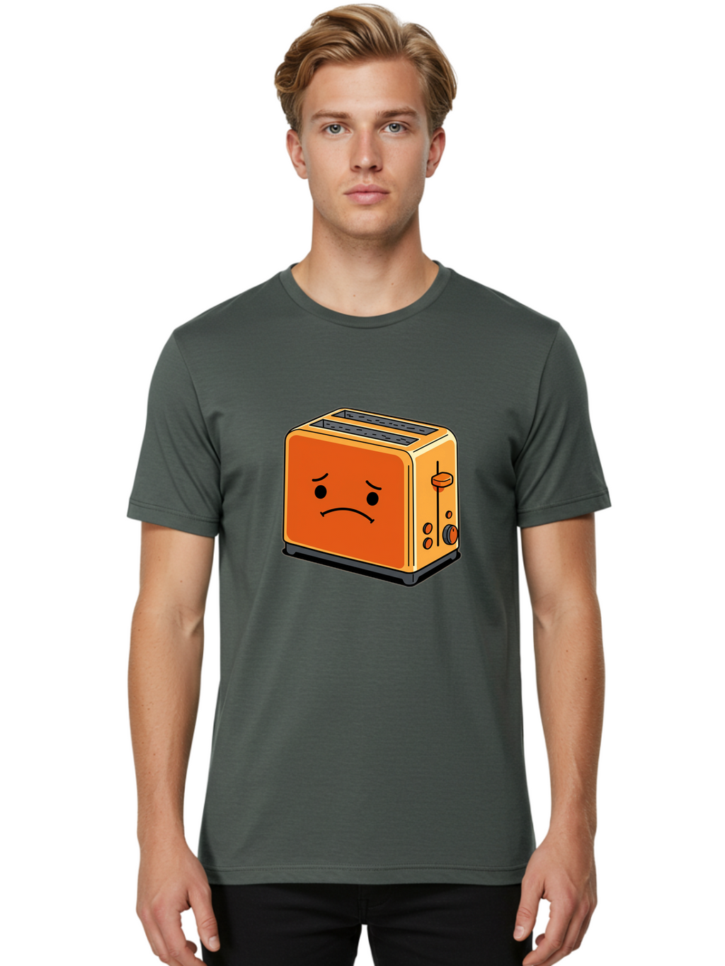 Angry-Toaster Men'S Graphic Tee, 100% Cotton, Comfortable Casual Summer Wear, Machine Washable, Vintage Camera, Old Camera, Antique Camera, Black Camera, Classic Photography, Photography Equipment, Nostalgic Device, Film Camera, Camera Art Bal706