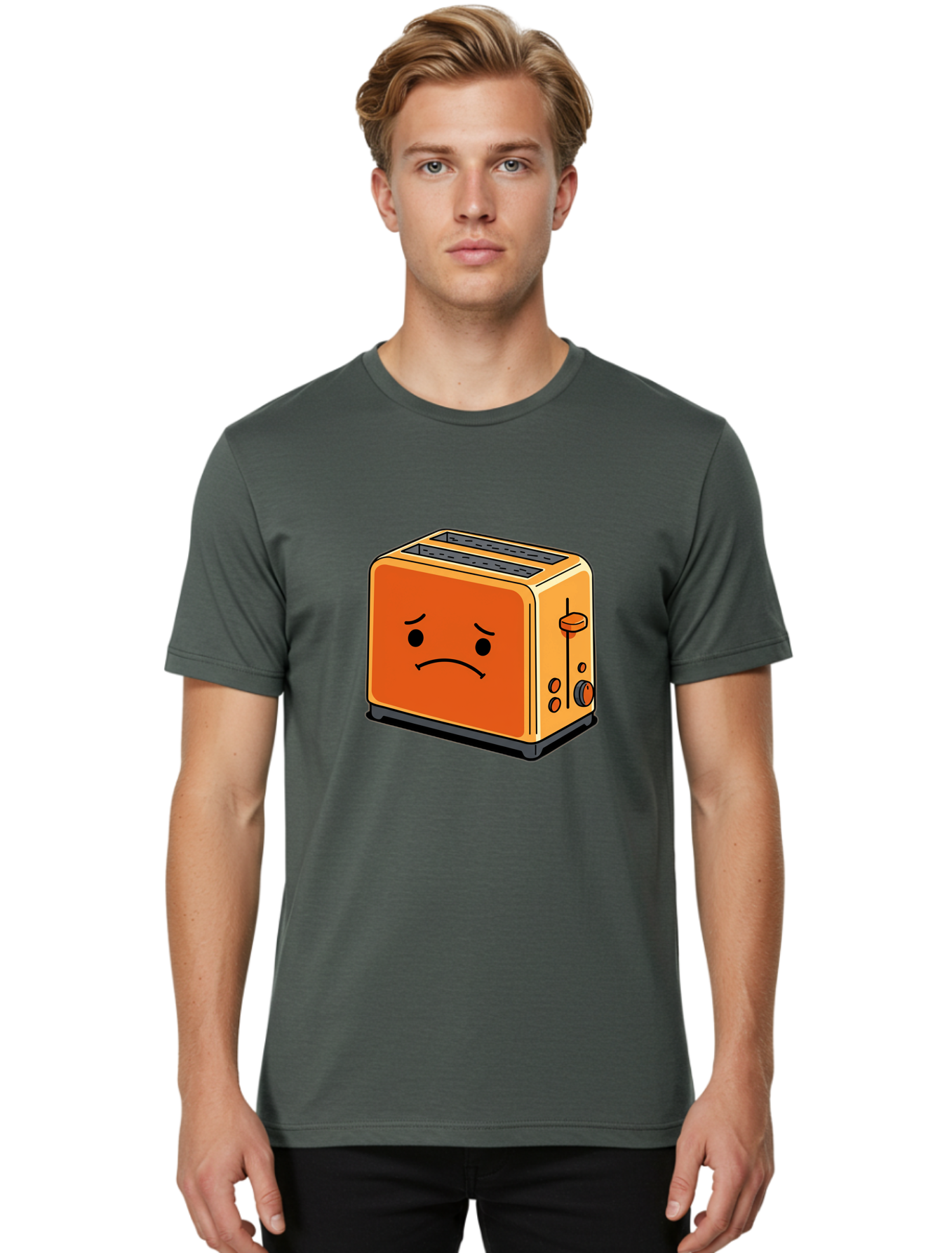 Angry-Toaster Men'S Graphic Tee, 100% Cotton, Comfortable Casual Summer Wear, Machine Washable, Vintage Camera, Old Camera, Antique Camera, Black Camera, Classic Photography, Photography Equipment, Nostalgic Device, Film Camera, Camera Art Bal706