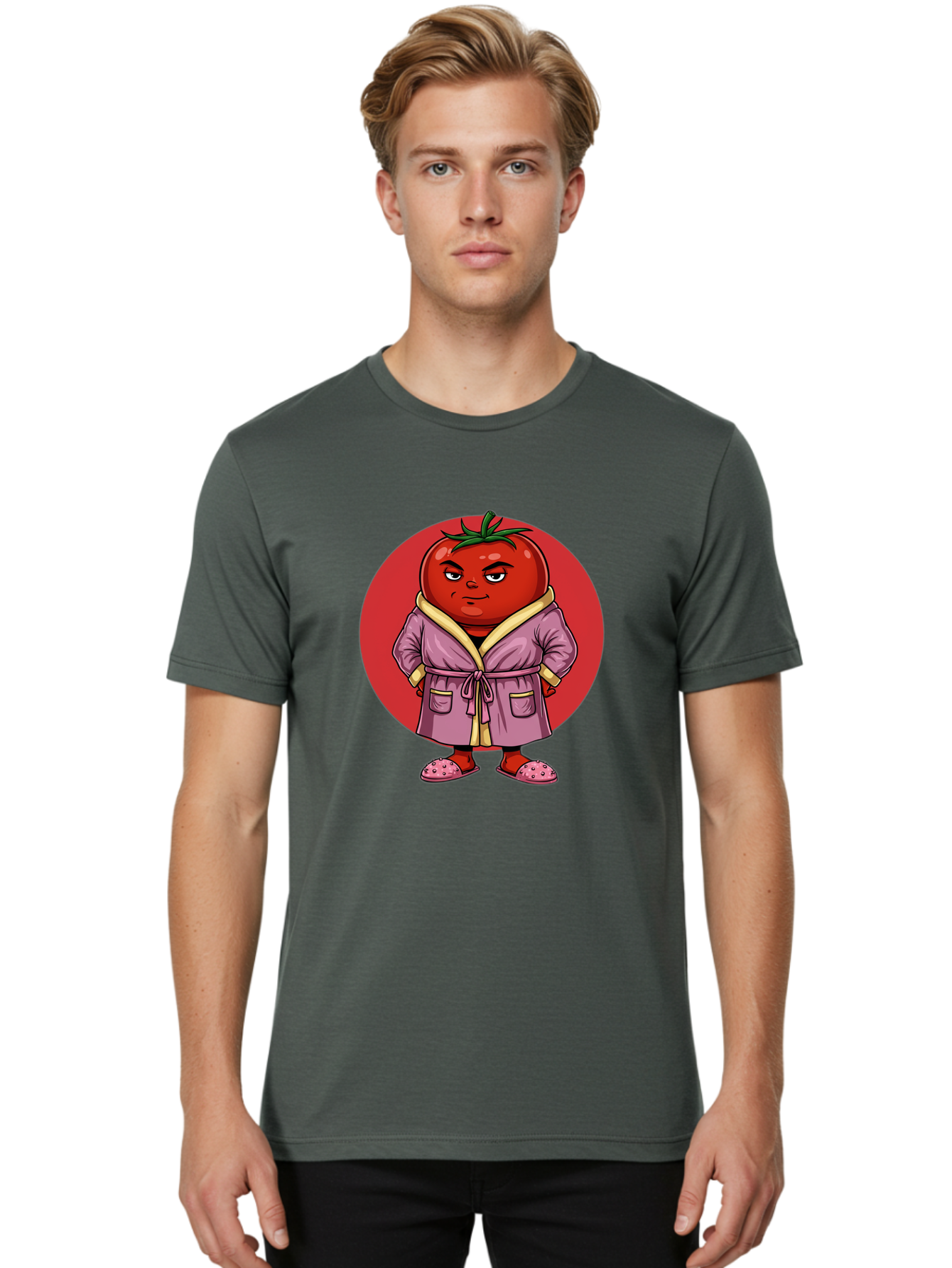 Angry-Tomato-1 Men'S Graphic Tee, 100% Cotton, Comfortable Casual Summer Wear, Machine Washable, Vintage Camera, Old Camera, Antique Camera, Black Camera, Classic Photography, Photography Equipment, Nostalgic Device, Film Camera, Camera Art Bal707