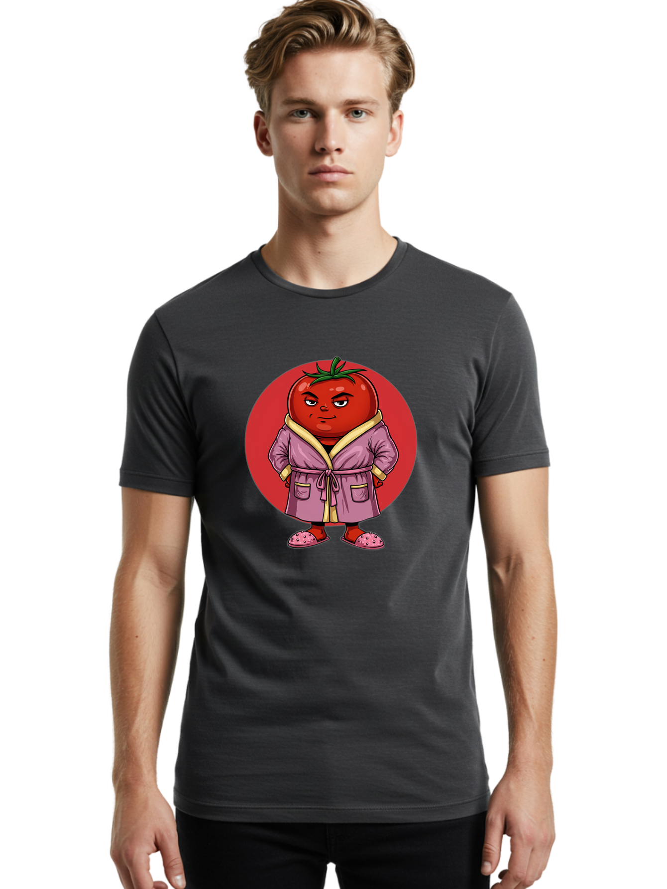 Angry-Tomato-1 Men'S Graphic Tee, 100% Cotton, Comfortable Casual Summer Wear, Machine Washable, Vintage Camera, Old Camera, Antique Camera, Black Camera, Classic Photography, Photography Equipment, Nostalgic Device, Film Camera, Camera Art Bal707