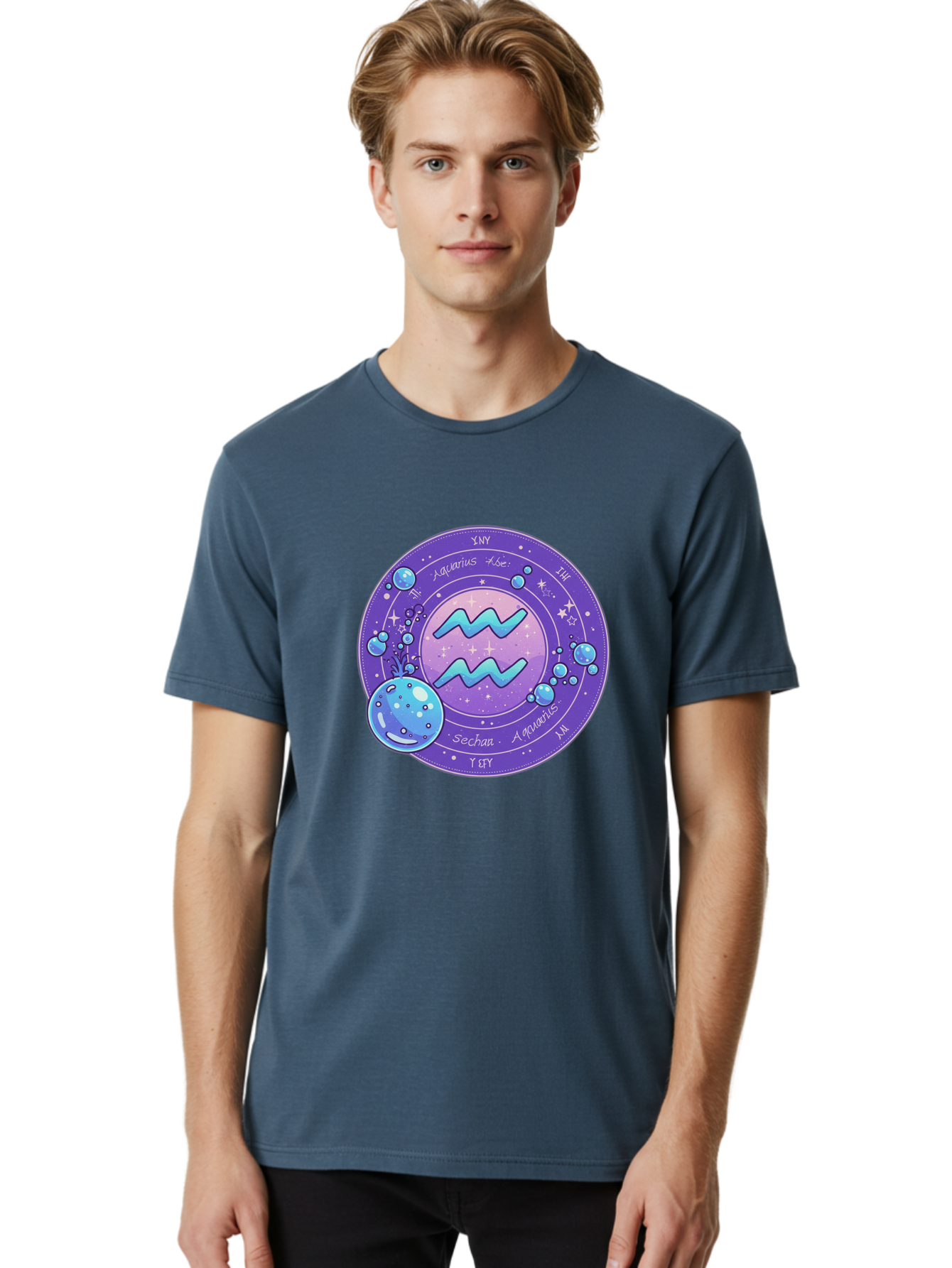 Aquarius-The-Water-Bearer Men'S Graphic Tee, 100% Cotton, Comfortable Casual Summer Wear, Machine Washable, Vintage Camera, Old Camera, Antique Camera, Black Camera, Classic Photography, Photography Equipment, Nostalgic Device, Film Camera, Bal710