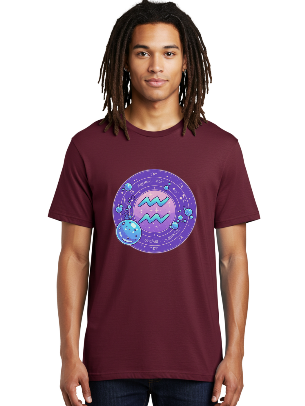 Aquarius-The-Water-Bearer Men'S Graphic Tee, 100% Cotton, Comfortable Casual Summer Wear, Machine Washable, Vintage Camera, Old Camera, Antique Camera, Black Camera, Classic Photography, Photography Equipment, Nostalgic Device, Film Camera, Bal710