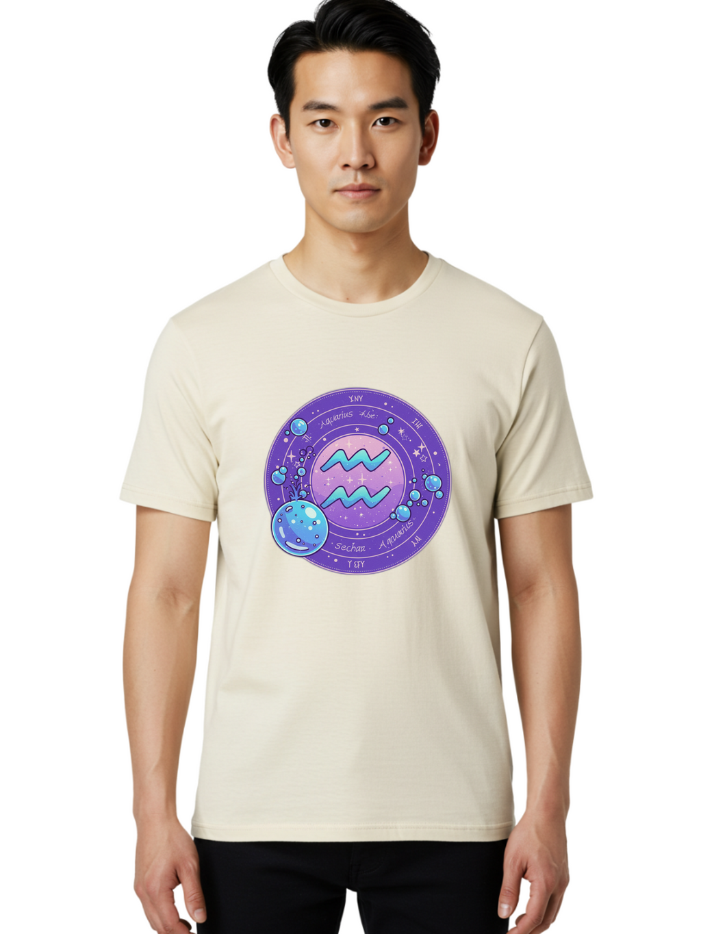 Aquarius-The-Water-Bearer Men'S Graphic Tee, 100% Cotton, Comfortable Casual Summer Wear, Machine Washable, Vintage Camera, Old Camera, Antique Camera, Black Camera, Classic Photography, Photography Equipment, Nostalgic Device, Film Camera, Bal710