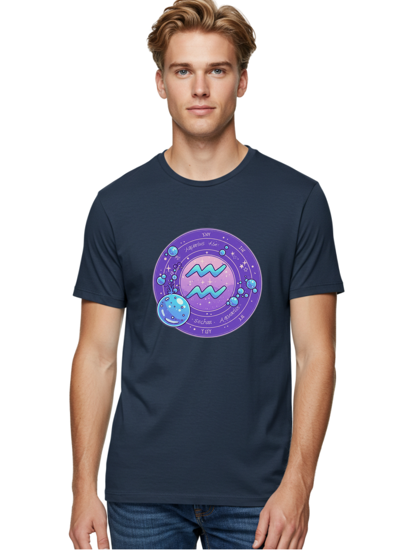 Aquarius-The-Water-Bearer Men'S Graphic Tee, 100% Cotton, Comfortable Casual Summer Wear, Machine Washable, Vintage Camera, Old Camera, Antique Camera, Black Camera, Classic Photography, Photography Equipment, Nostalgic Device, Film Camera, Bal710
