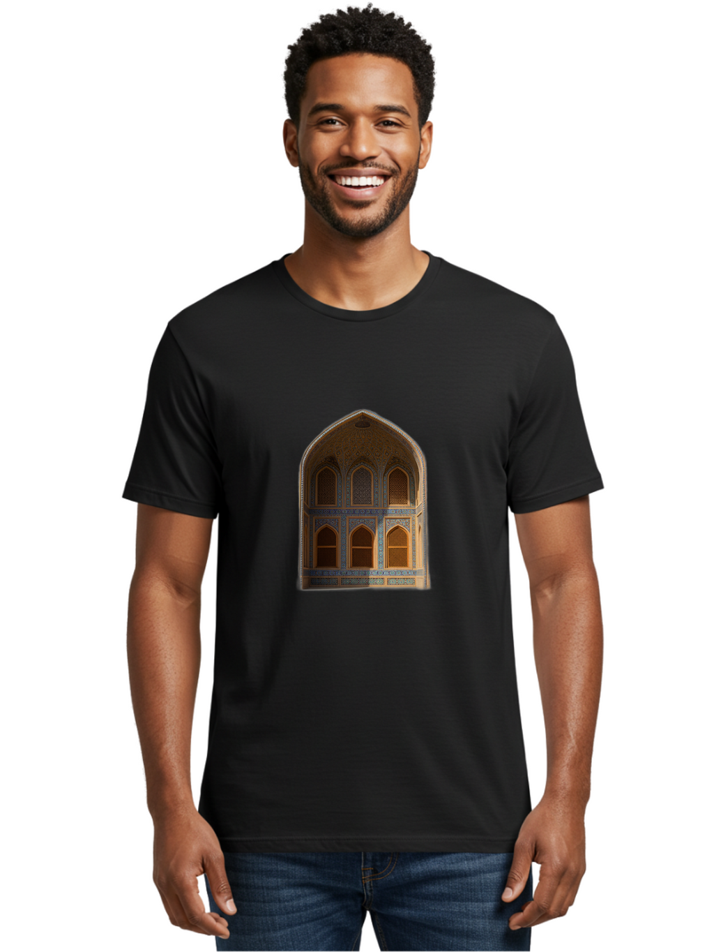 Arched-Building-Facade Men'S Graphic Tee, 100% Cotton, Comfortable Casual Summer Wear, Machine Washable, Vintage Camera, Old Camera, Antique Camera, Black Camera, Classic Photography, Photography Equipment, Nostalgic Device, Film Camera, Bal712