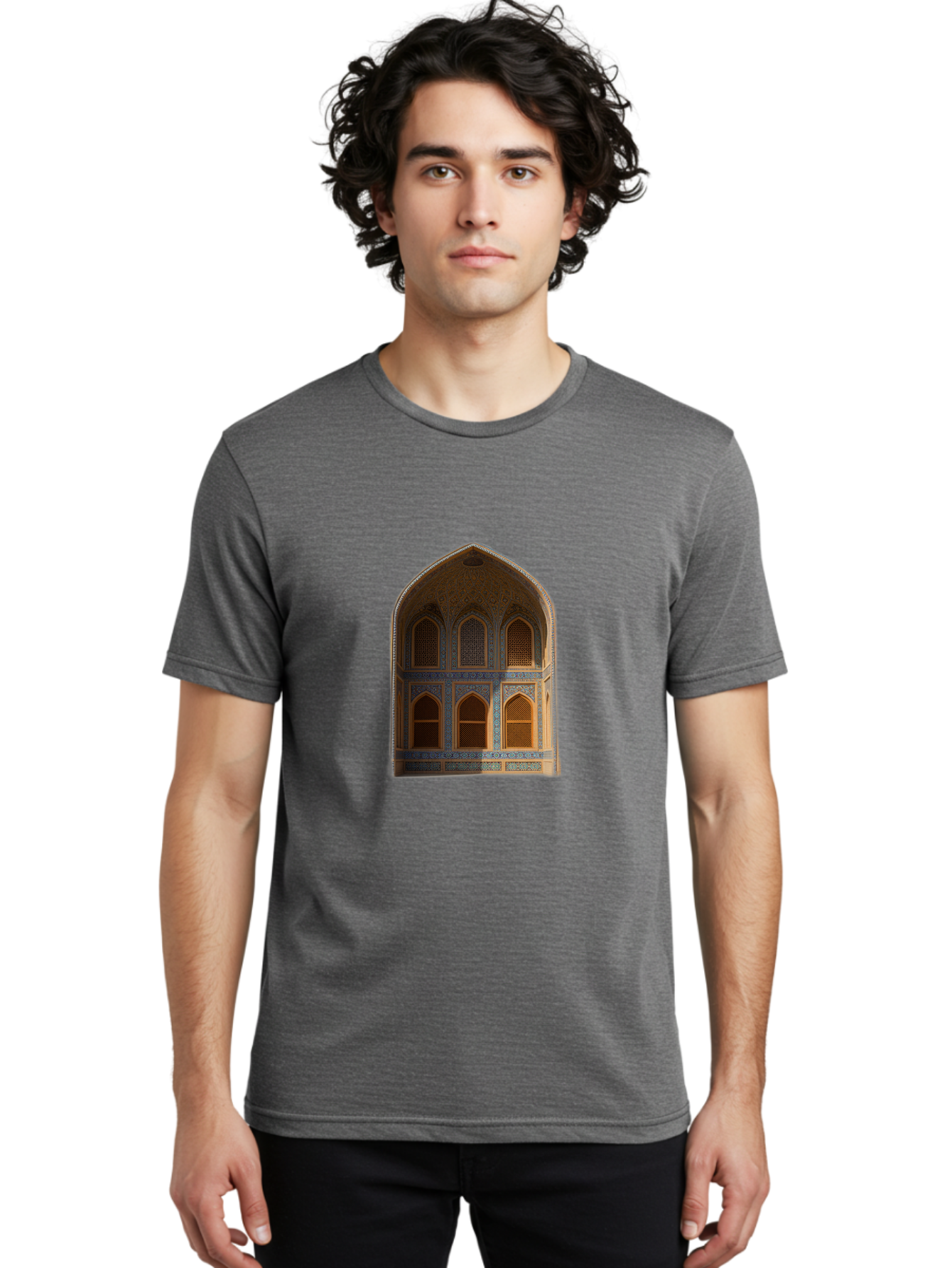 Arched-Building-Facade Men'S Graphic Tee, 100% Cotton, Comfortable Casual Summer Wear, Machine Washable, Vintage Camera, Old Camera, Antique Camera, Black Camera, Classic Photography, Photography Equipment, Nostalgic Device, Film Camera, Bal712