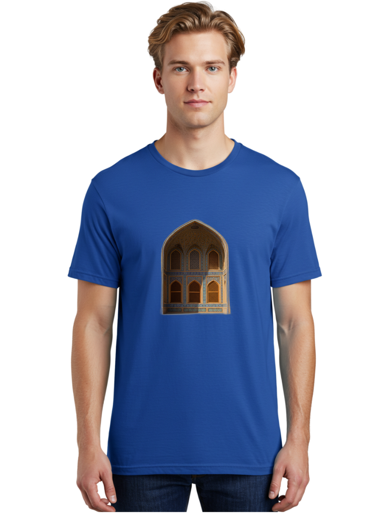 Arched-Building-Facade Men'S Graphic Tee, 100% Cotton, Comfortable Casual Summer Wear, Machine Washable, Vintage Camera, Old Camera, Antique Camera, Black Camera, Classic Photography, Photography Equipment, Nostalgic Device, Film Camera, Bal712
