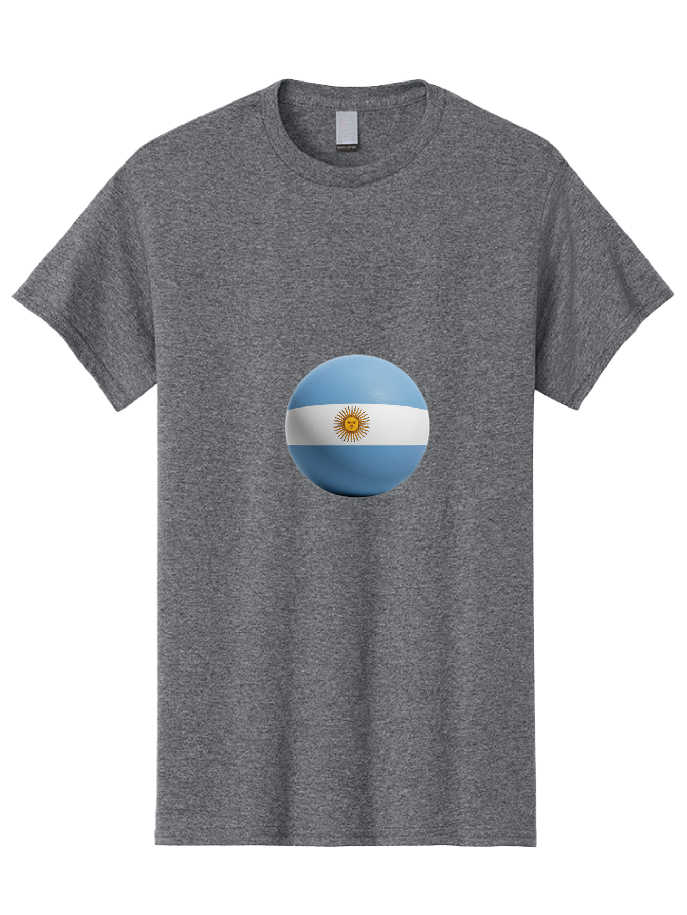 Argentina-Flag-Sphere Men'S Graphic Tee, 100% Cotton, Comfortable Casual Summer Wear, Machine Washable, Vintage Camera, Old Camera, Antique Camera, Black Camera, Classic Photography, Photography Equipment, Nostalgic Device, Film Camera, Bal713