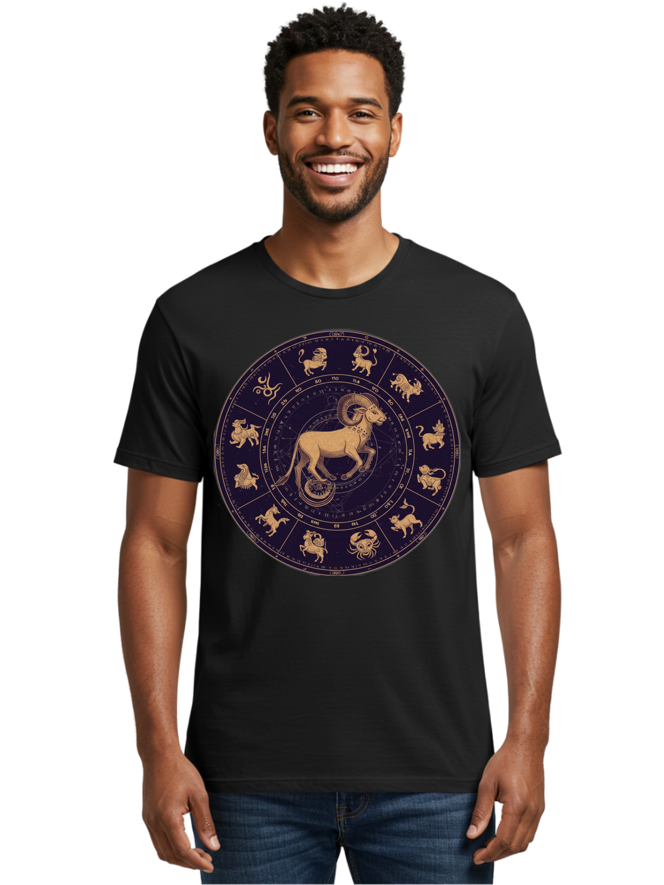 Aries-Zodiac-Circle Men'S Graphic Tee, 100% Cotton, Comfortable Casual Summer Wear, Machine Washable, Vintage Camera, Old Camera, Antique Camera, Black Camera, Classic Photography, Photography Equipment, Nostalgic Device, Film Camera, Bal715