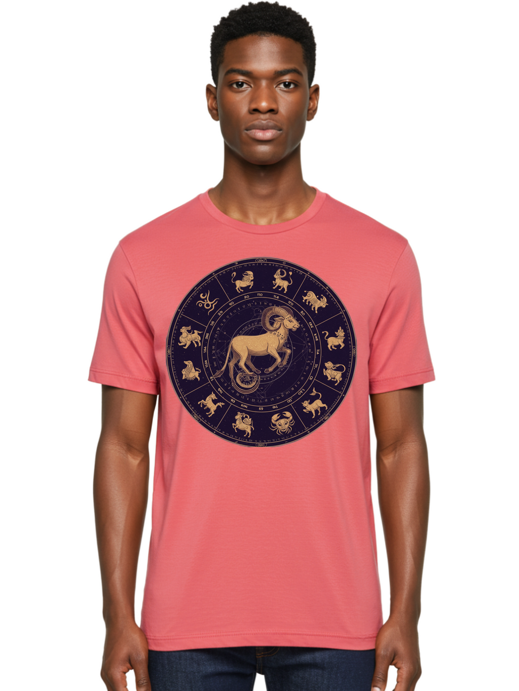 Aries-Zodiac-Circle Men'S Graphic Tee, 100% Cotton, Comfortable Casual Summer Wear, Machine Washable, Vintage Camera, Old Camera, Antique Camera, Black Camera, Classic Photography, Photography Equipment, Nostalgic Device, Film Camera, Bal715