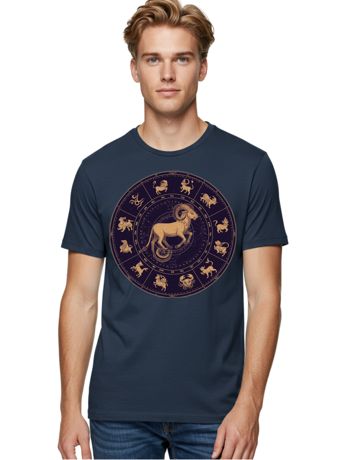 Aries-Zodiac-Circle Men'S Graphic Tee, 100% Cotton, Comfortable Casual Summer Wear, Machine Washable, Vintage Camera, Old Camera, Antique Camera, Black Camera, Classic Photography, Photography Equipment, Nostalgic Device, Film Camera, Bal715