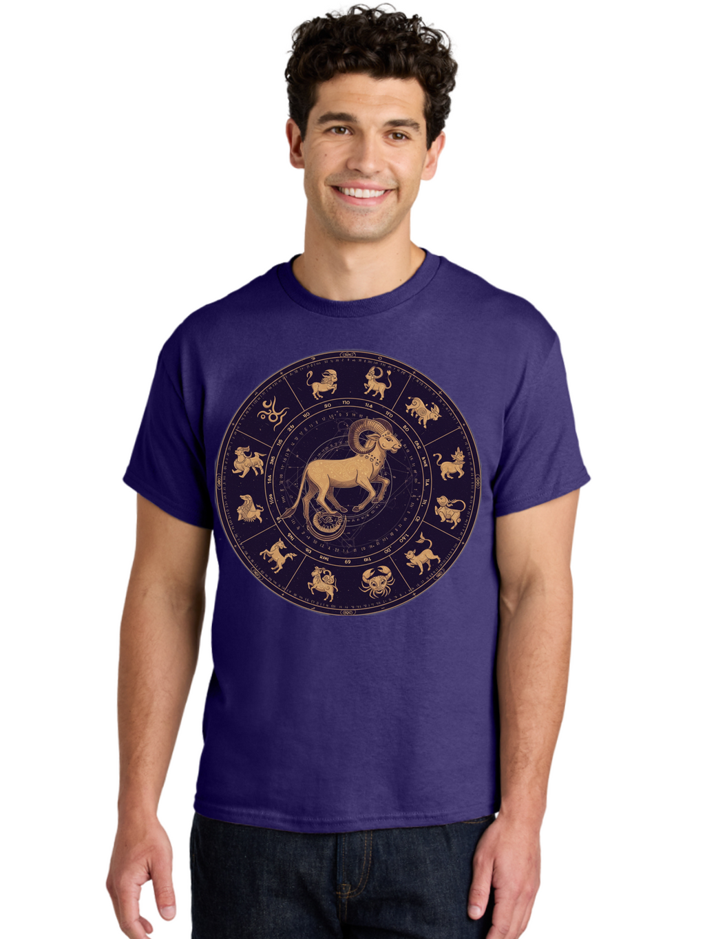 Aries-Zodiac-Circle Men'S Graphic Tee, 100% Cotton, Comfortable Casual Summer Wear, Machine Washable, Vintage Camera, Old Camera, Antique Camera, Black Camera, Classic Photography, Photography Equipment, Nostalgic Device, Film Camera, Bal715