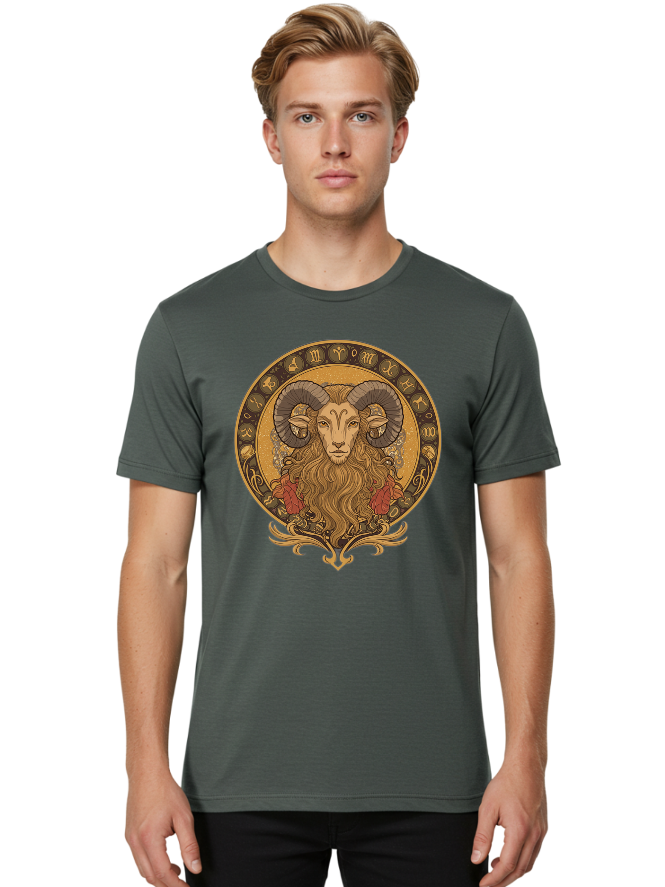 Aries-Zodiac-Sign-1 Men'S Graphic Tee, 100% Cotton, Comfortable Casual Summer Wear, Machine Washable, Vintage Camera, Old Camera, Antique Camera, Black Camera, Classic Photography, Photography Equipment, Nostalgic Device, Film Camera, Bal716