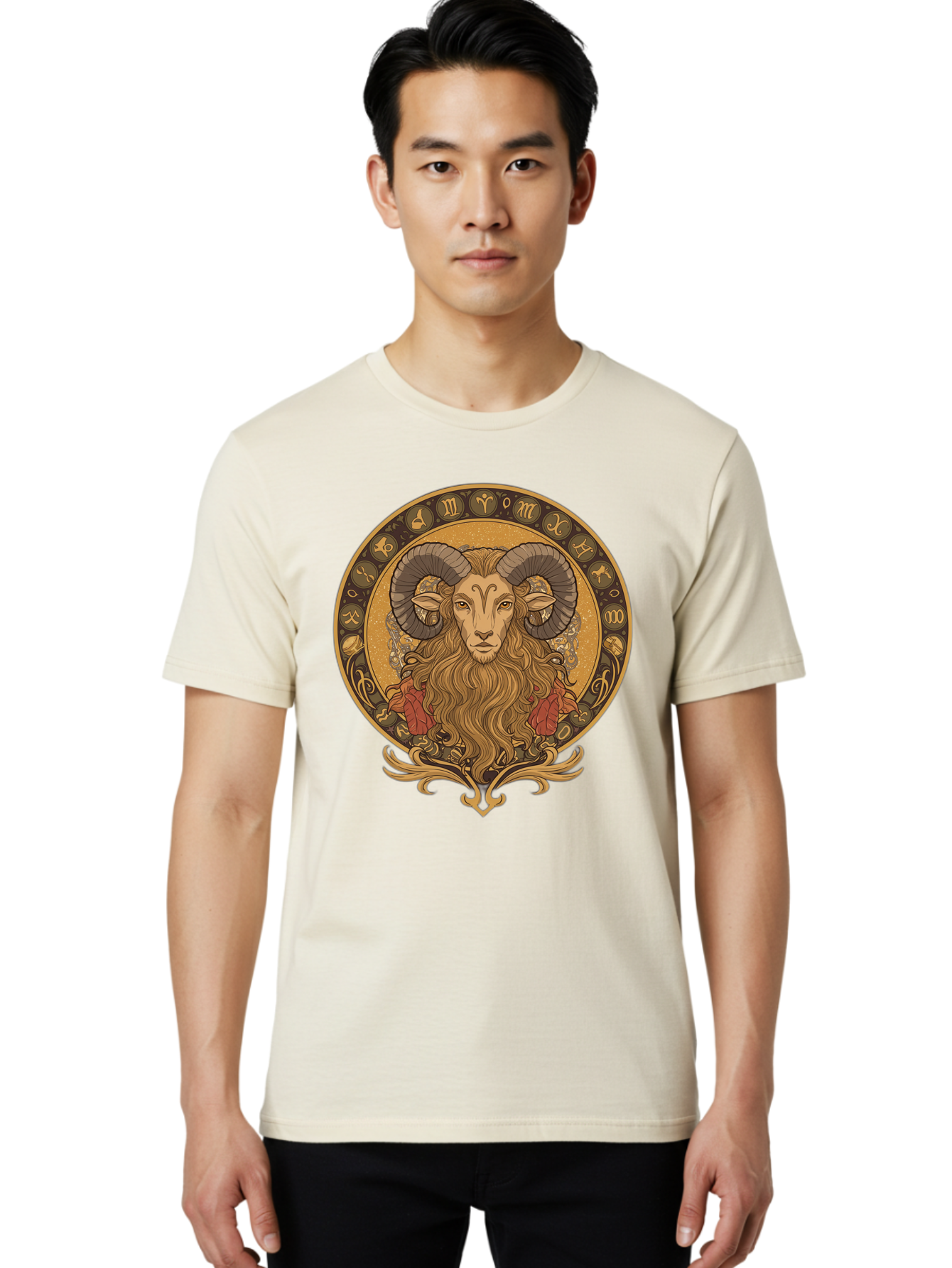 Aries-Zodiac-Sign-1 Men'S Graphic Tee, 100% Cotton, Comfortable Casual Summer Wear, Machine Washable, Vintage Camera, Old Camera, Antique Camera, Black Camera, Classic Photography, Photography Equipment, Nostalgic Device, Film Camera, Bal716