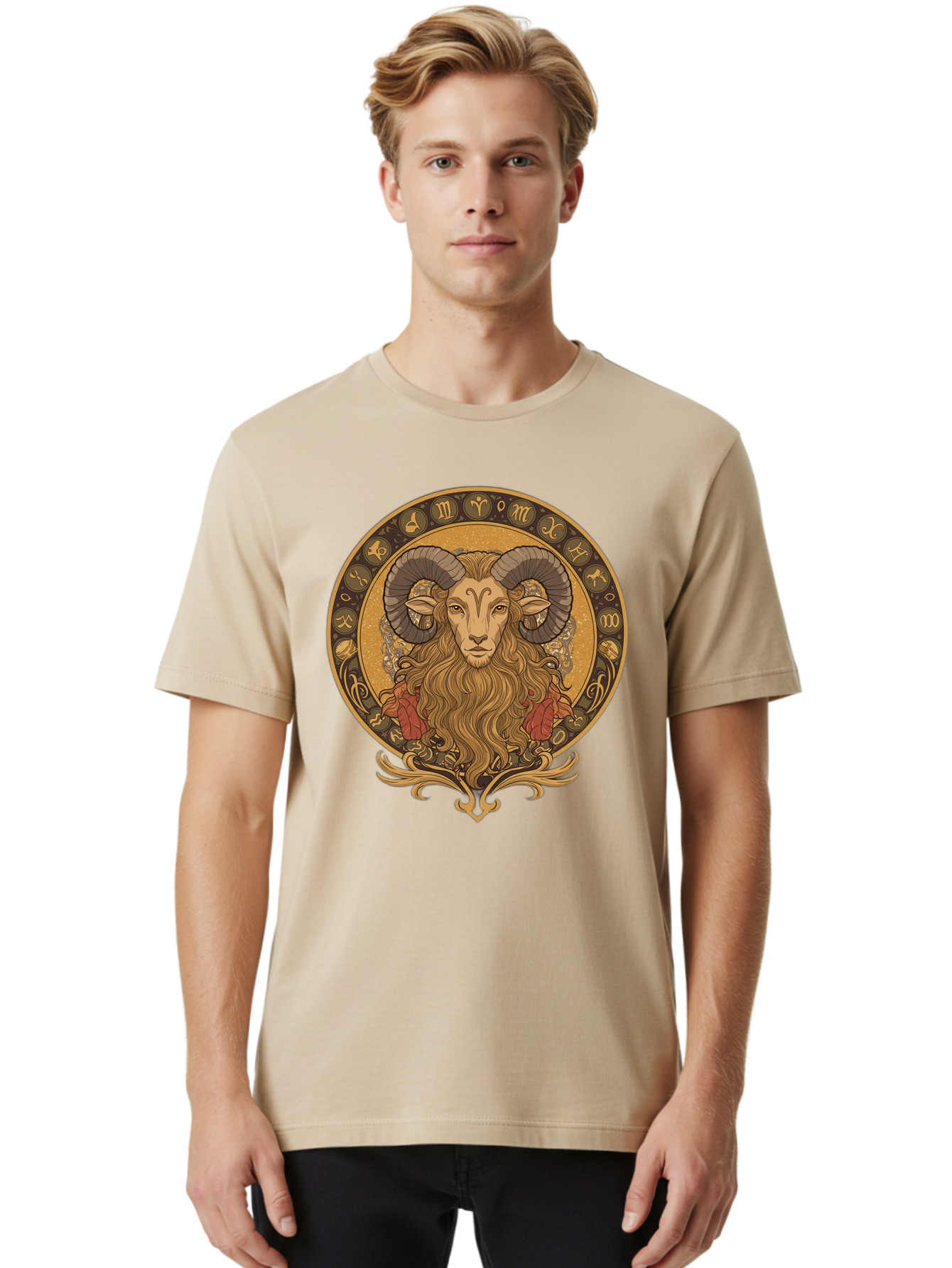 Aries-Zodiac-Sign-1 Men'S Graphic Tee, 100% Cotton, Comfortable Casual Summer Wear, Machine Washable, Vintage Camera, Old Camera, Antique Camera, Black Camera, Classic Photography, Photography Equipment, Nostalgic Device, Film Camera, Bal716