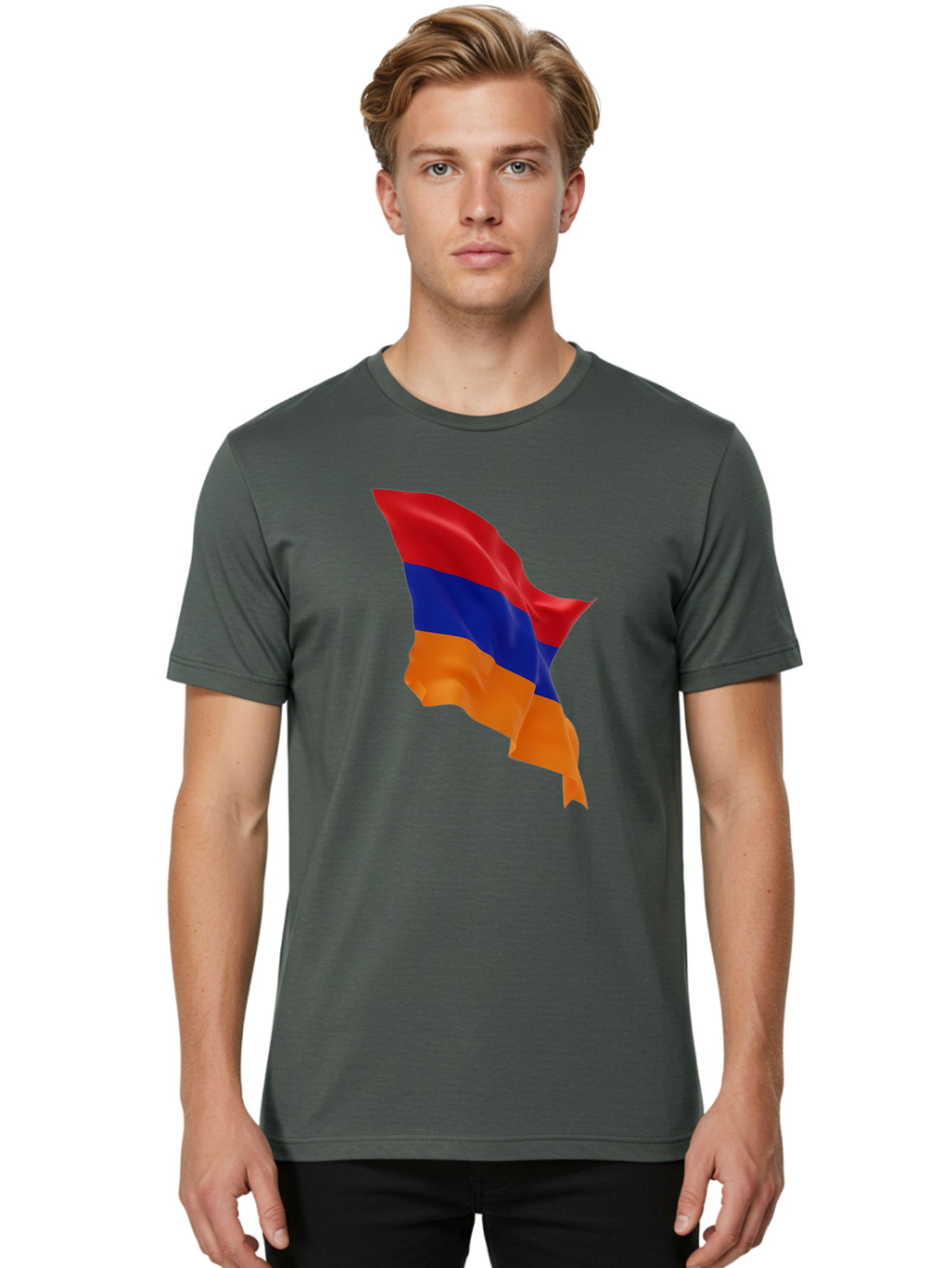 Armenia-Flag Men'S Graphic Tee, 100% Cotton, Comfortable Casual Summer Wear, Machine Washable, Vintage Camera, Old Camera, Antique Camera, Black Camera, Classic Photography, Photography Equipment, Nostalgic Device, Film Camera, Camera Art Bal719