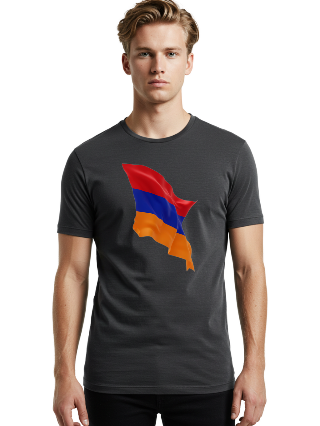 Armenia-Flag Men'S Graphic Tee, 100% Cotton, Comfortable Casual Summer Wear, Machine Washable, Vintage Camera, Old Camera, Antique Camera, Black Camera, Classic Photography, Photography Equipment, Nostalgic Device, Film Camera, Camera Art Bal719