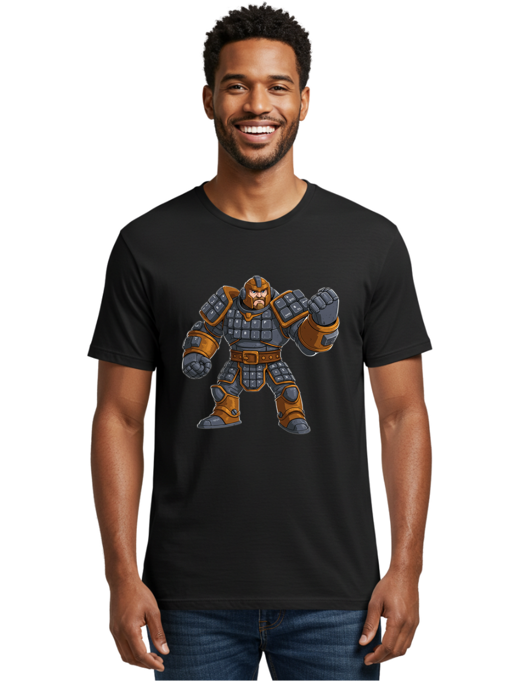 Armored-Character Men'S Graphic Tee, 100% Cotton, Comfortable Casual Summer Wear, Machine Washable, Vintage Camera, Old Camera, Antique Camera, Black Camera, Classic Photography, Photography Equipment, Nostalgic Device, Film Camera, Camera Art Bal721