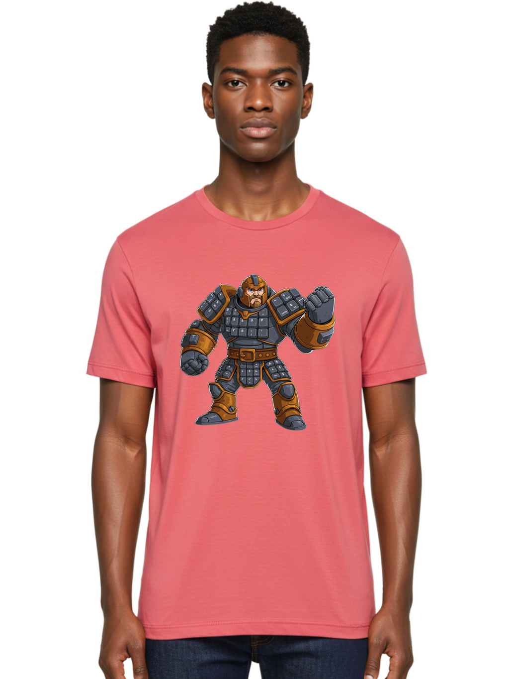 Armored-Character Men'S Graphic Tee, 100% Cotton, Comfortable Casual Summer Wear, Machine Washable, Vintage Camera, Old Camera, Antique Camera, Black Camera, Classic Photography, Photography Equipment, Nostalgic Device, Film Camera, Camera Art Bal721