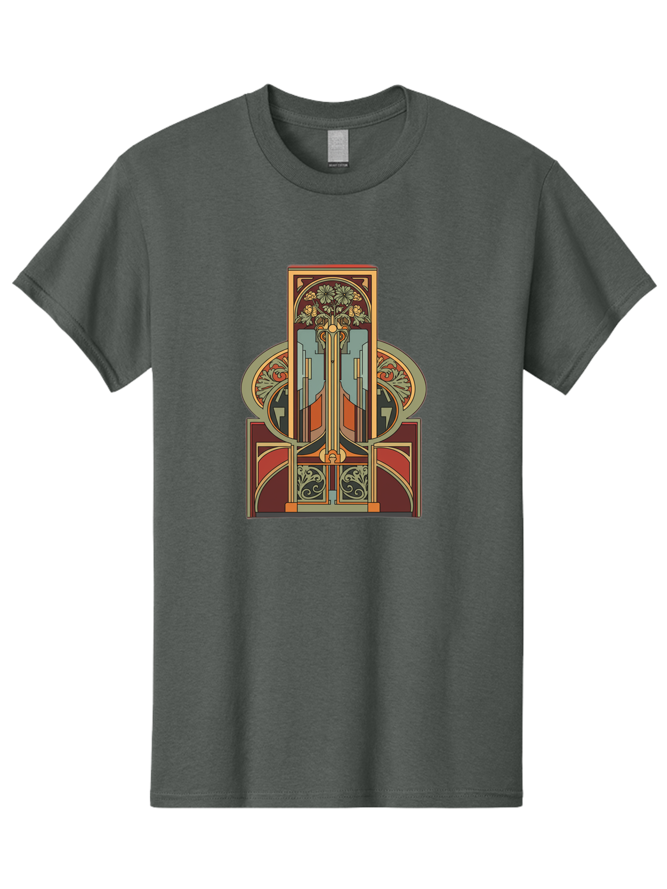 Art-Nouveau-Design Men'S Graphic Tee, 100% Cotton, Comfortable Casual Summer Wear, Machine Washable, Vintage Camera, Old Camera, Antique Camera, Black Camera, Classic Photography, Photography Equipment, Nostalgic Device, Film Camera, Bal722