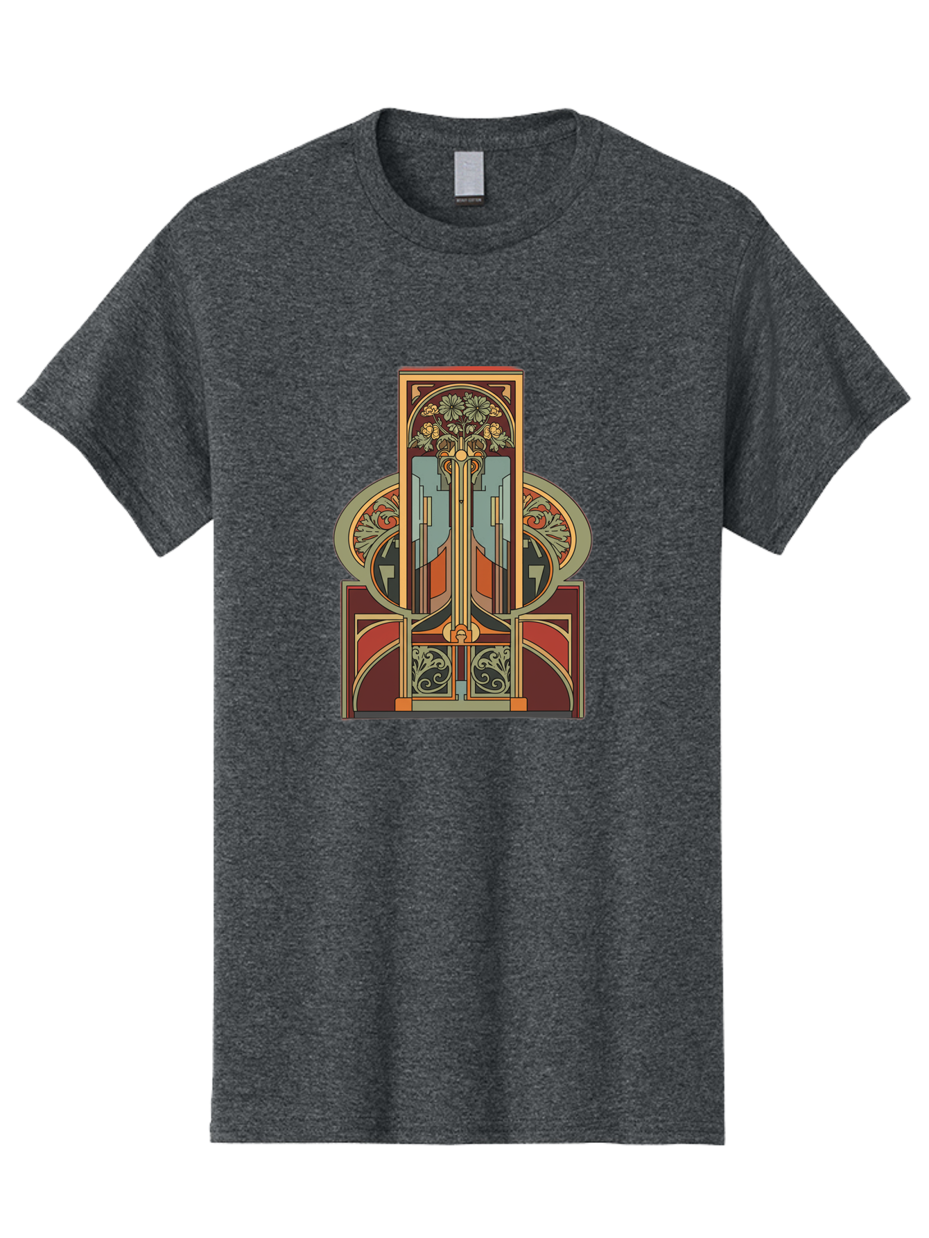 Art-Nouveau-Design Men'S Graphic Tee, 100% Cotton, Comfortable Casual Summer Wear, Machine Washable, Vintage Camera, Old Camera, Antique Camera, Black Camera, Classic Photography, Photography Equipment, Nostalgic Device, Film Camera, Bal722