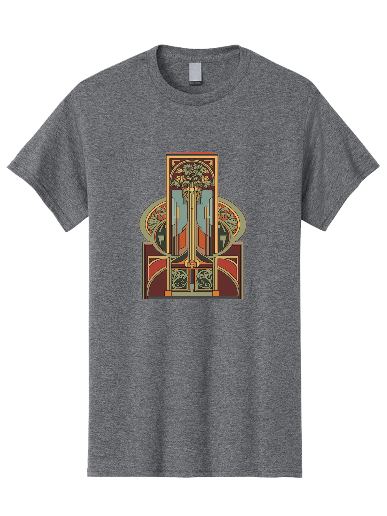 Art-Nouveau-Design Men'S Graphic Tee, 100% Cotton, Comfortable Casual Summer Wear, Machine Washable, Vintage Camera, Old Camera, Antique Camera, Black Camera, Classic Photography, Photography Equipment, Nostalgic Device, Film Camera, Bal722