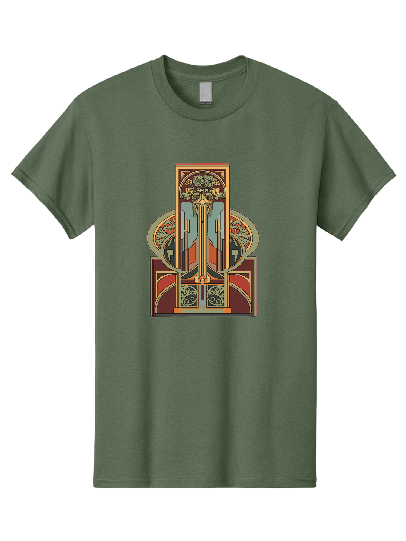 Art-Nouveau-Design Men'S Graphic Tee, 100% Cotton, Comfortable Casual Summer Wear, Machine Washable, Vintage Camera, Old Camera, Antique Camera, Black Camera, Classic Photography, Photography Equipment, Nostalgic Device, Film Camera, Bal722