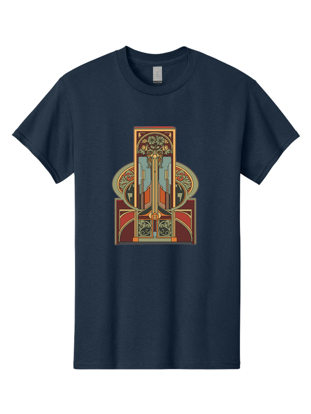 Art-Nouveau-Design Men'S Graphic Tee, 100% Cotton, Comfortable Casual Summer Wear, Machine Washable, Vintage Camera, Old Camera, Antique Camera, Black Camera, Classic Photography, Photography Equipment, Nostalgic Device, Film Camera, Bal722