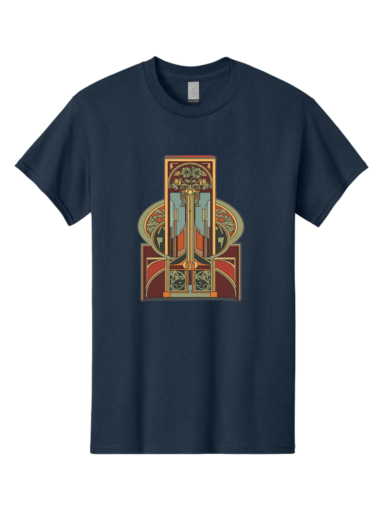 Art-Nouveau-Design Men'S Graphic Tee, 100% Cotton, Comfortable Casual Summer Wear, Machine Washable, Vintage Camera, Old Camera, Antique Camera, Black Camera, Classic Photography, Photography Equipment, Nostalgic Device, Film Camera, Bal722