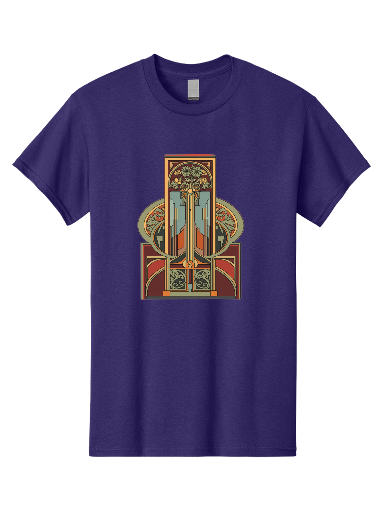 Art-Nouveau-Design Men'S Graphic Tee, 100% Cotton, Comfortable Casual Summer Wear, Machine Washable, Vintage Camera, Old Camera, Antique Camera, Black Camera, Classic Photography, Photography Equipment, Nostalgic Device, Film Camera, Bal722