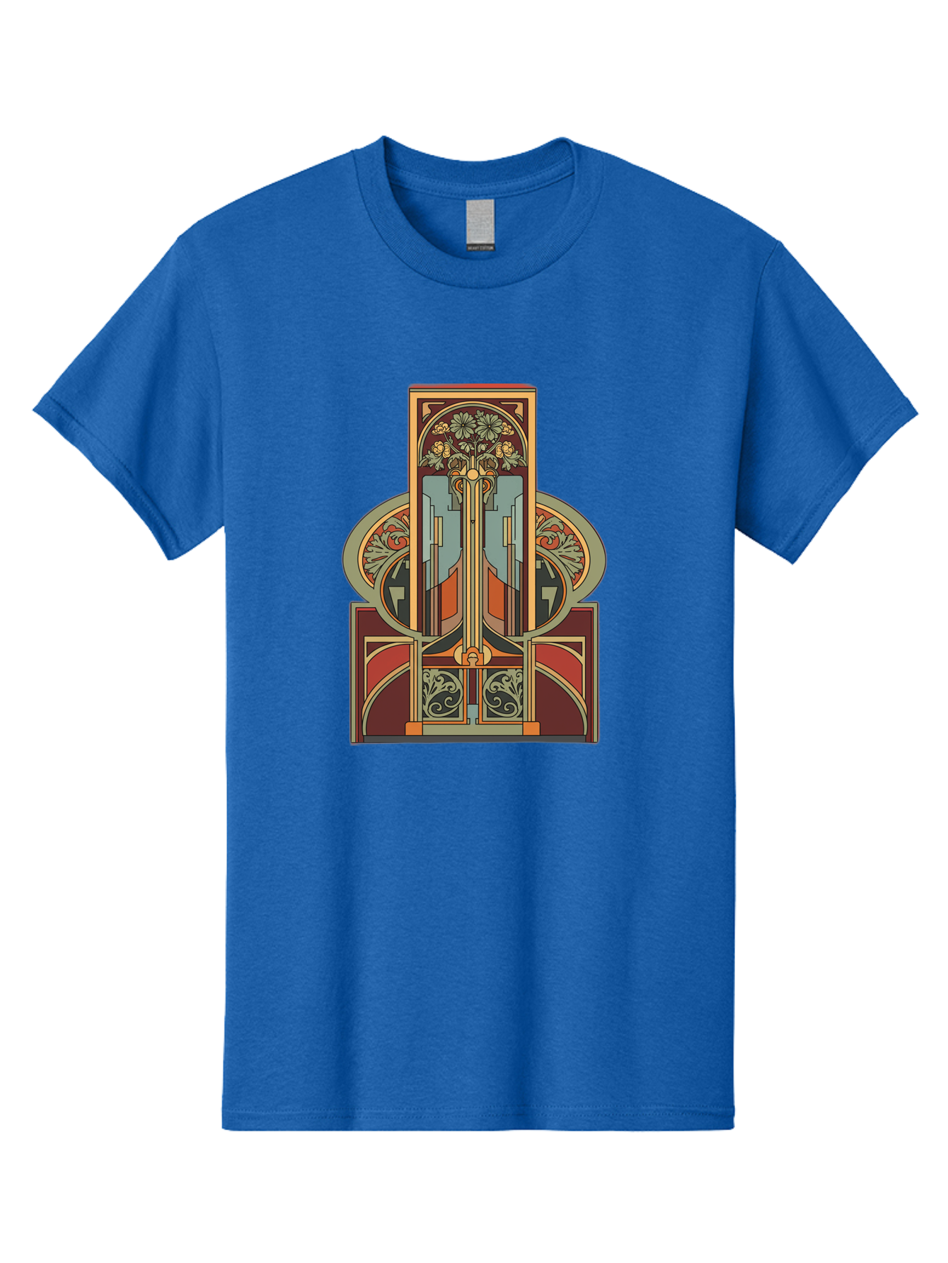 Art-Nouveau-Design Men'S Graphic Tee, 100% Cotton, Comfortable Casual Summer Wear, Machine Washable, Vintage Camera, Old Camera, Antique Camera, Black Camera, Classic Photography, Photography Equipment, Nostalgic Device, Film Camera, Bal722