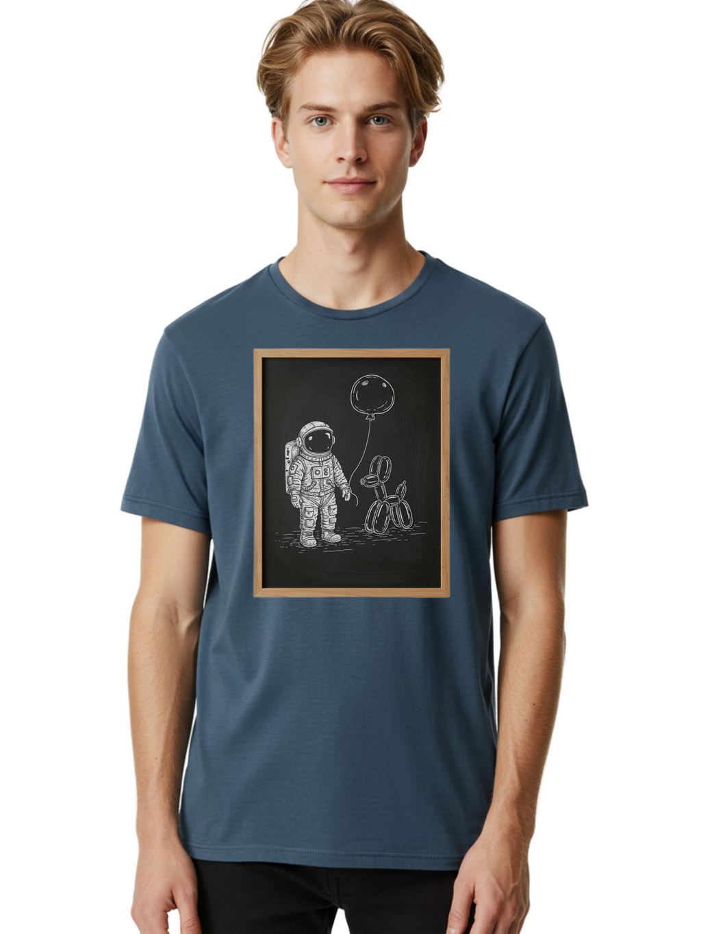 Astronaut-And-Balloon-Dog-1 Men'S Graphic Tee, 100% Cotton, Comfortable Casual Summer Wear, Machine Washable, Vintage Camera, Old Camera, Antique Camera, Black Camera, Classic Photography, Photography Equipment, Nostalgic Device, Film Camera, Bal723
