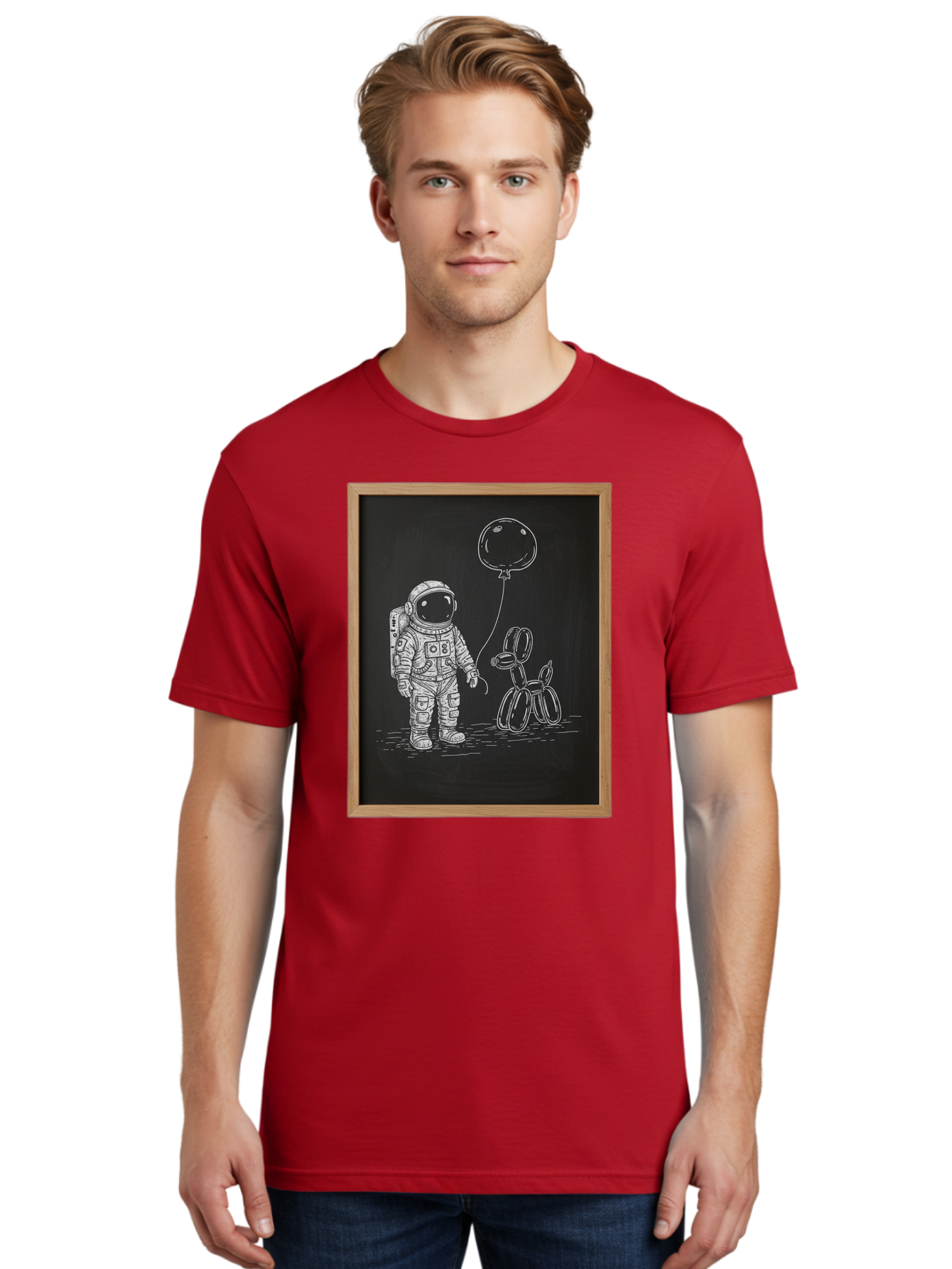 Astronaut-And-Balloon-Dog-1 Men'S Graphic Tee, 100% Cotton, Comfortable Casual Summer Wear, Machine Washable, Vintage Camera, Old Camera, Antique Camera, Black Camera, Classic Photography, Photography Equipment, Nostalgic Device, Film Camera, Bal723