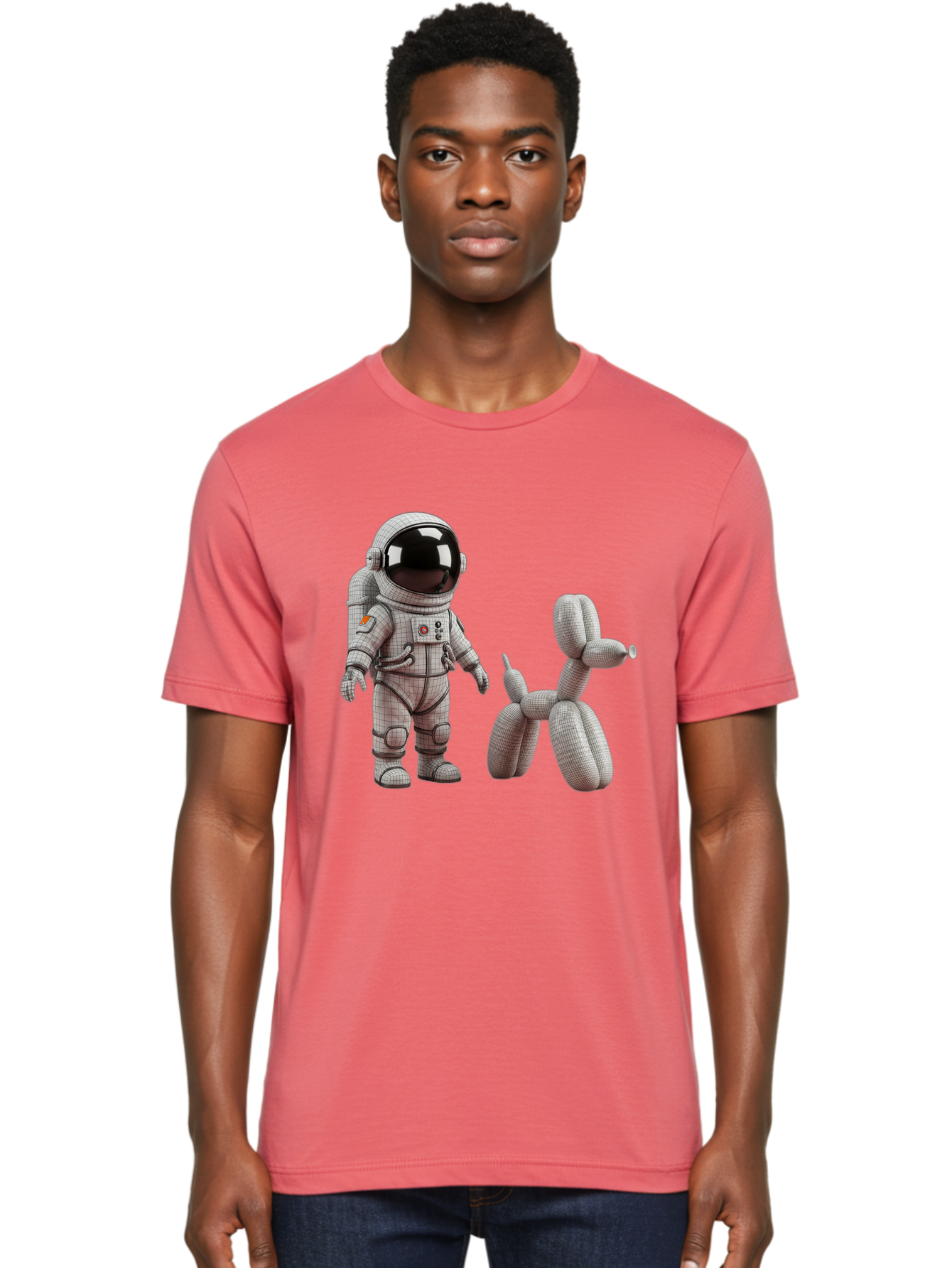 Astronaut-And-Balloon-Dog Men'S Graphic Tee, 100% Cotton, Comfortable Casual Summer Wear, Machine Washable, Vintage Camera, Old Camera, Antique Camera, Black Camera, Classic Photography, Photography Equipment, Nostalgic Device, Film Camera, Bal724