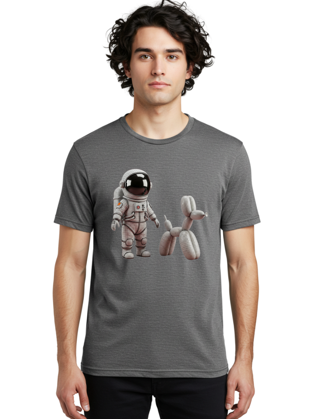 Astronaut-And-Balloon-Dog Men'S Graphic Tee, 100% Cotton, Comfortable Casual Summer Wear, Machine Washable, Vintage Camera, Old Camera, Antique Camera, Black Camera, Classic Photography, Photography Equipment, Nostalgic Device, Film Camera, Bal724