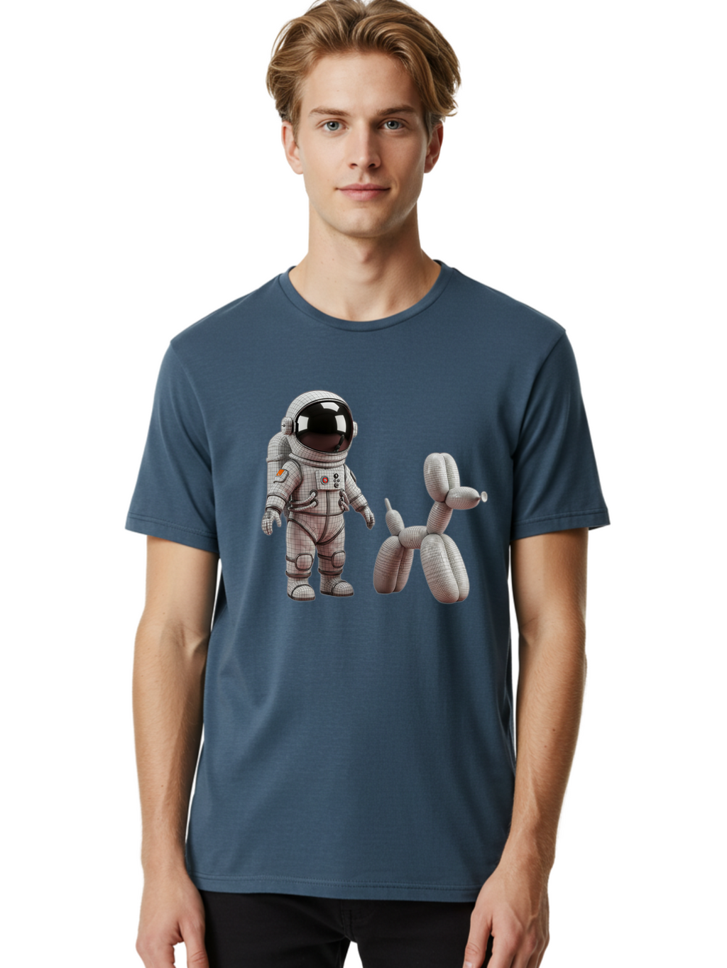 Astronaut-And-Balloon-Dog Men'S Graphic Tee, 100% Cotton, Comfortable Casual Summer Wear, Machine Washable, Vintage Camera, Old Camera, Antique Camera, Black Camera, Classic Photography, Photography Equipment, Nostalgic Device, Film Camera, Bal724