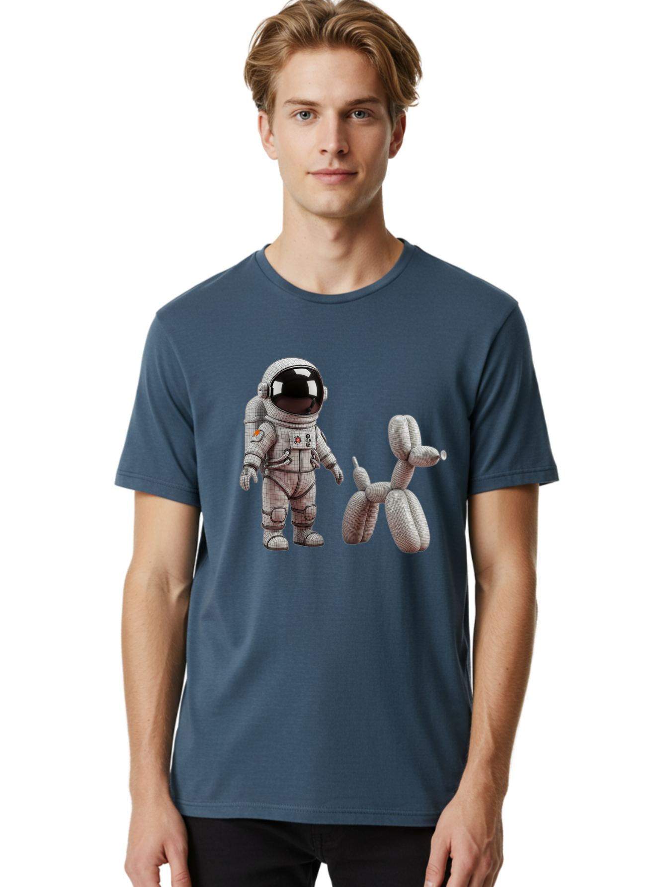 Astronaut-And-Balloon-Dog Men'S Graphic Tee, 100% Cotton, Comfortable Casual Summer Wear, Machine Washable, Vintage Camera, Old Camera, Antique Camera, Black Camera, Classic Photography, Photography Equipment, Nostalgic Device, Film Camera, Bal724