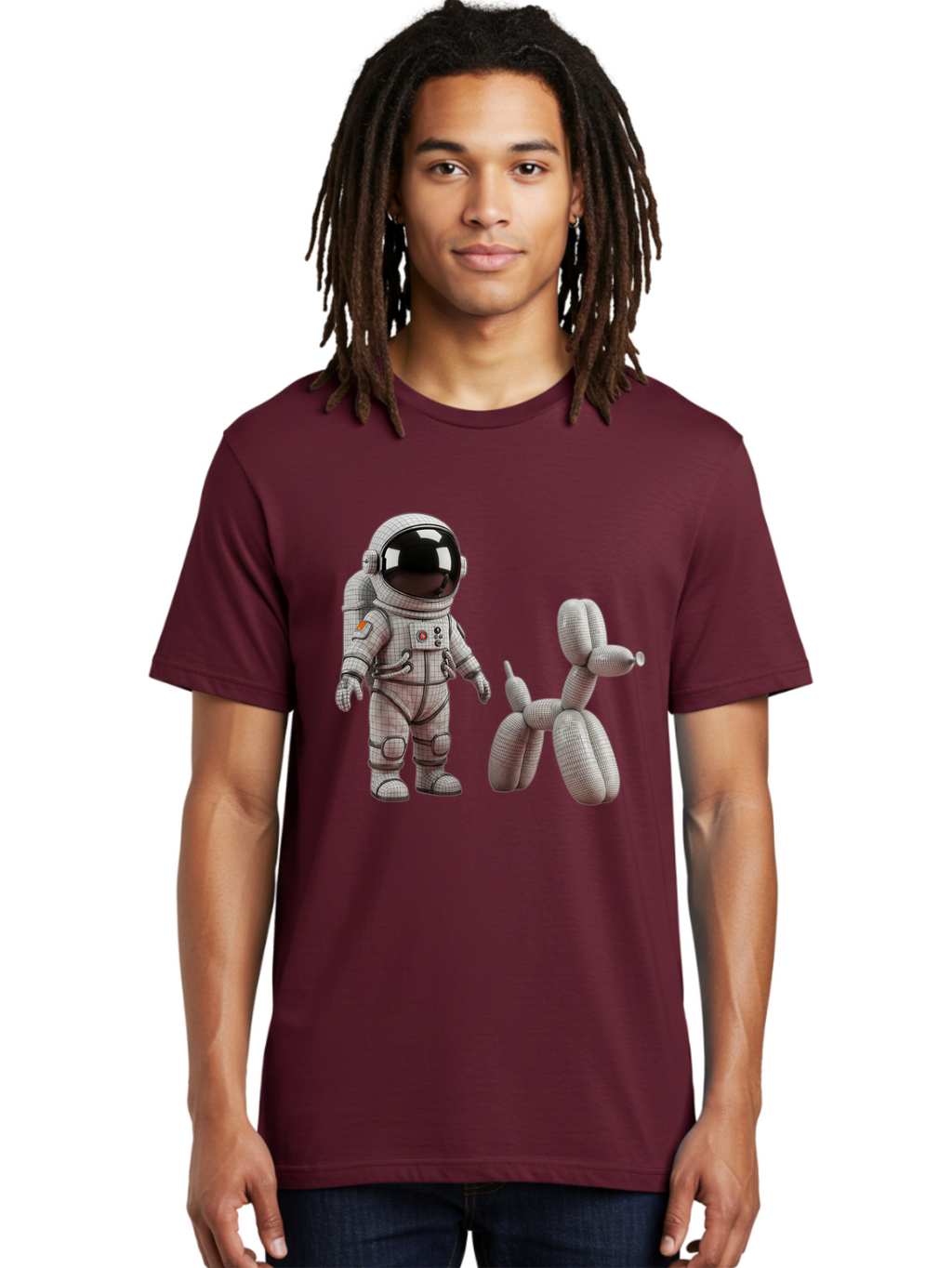 Astronaut-And-Balloon-Dog Men'S Graphic Tee, 100% Cotton, Comfortable Casual Summer Wear, Machine Washable, Vintage Camera, Old Camera, Antique Camera, Black Camera, Classic Photography, Photography Equipment, Nostalgic Device, Film Camera, Bal724