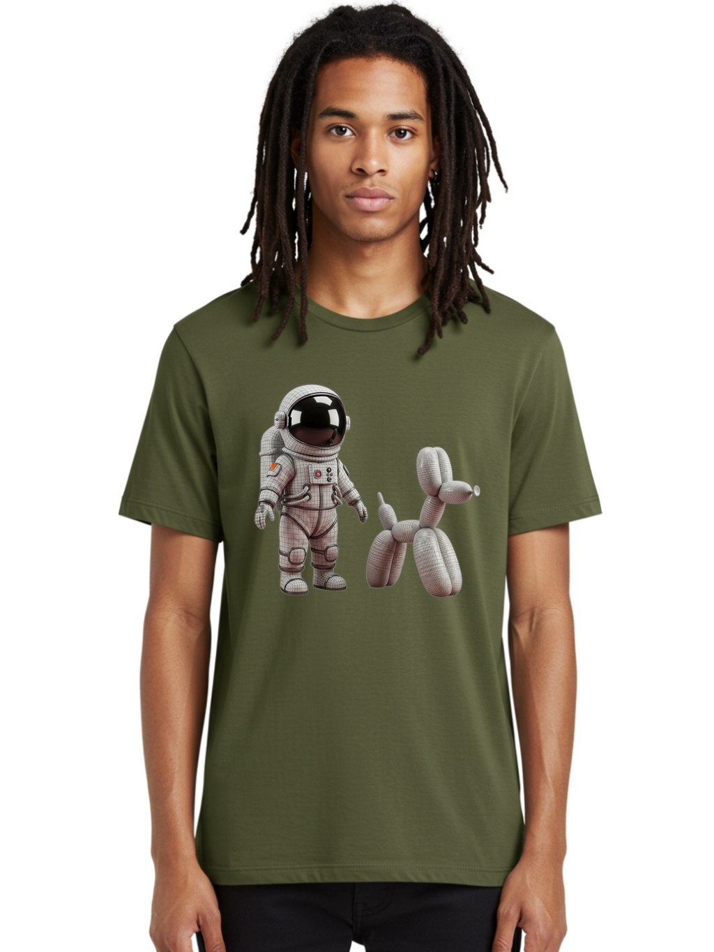 Astronaut-And-Balloon-Dog Men'S Graphic Tee, 100% Cotton, Comfortable Casual Summer Wear, Machine Washable, Vintage Camera, Old Camera, Antique Camera, Black Camera, Classic Photography, Photography Equipment, Nostalgic Device, Film Camera, Bal724