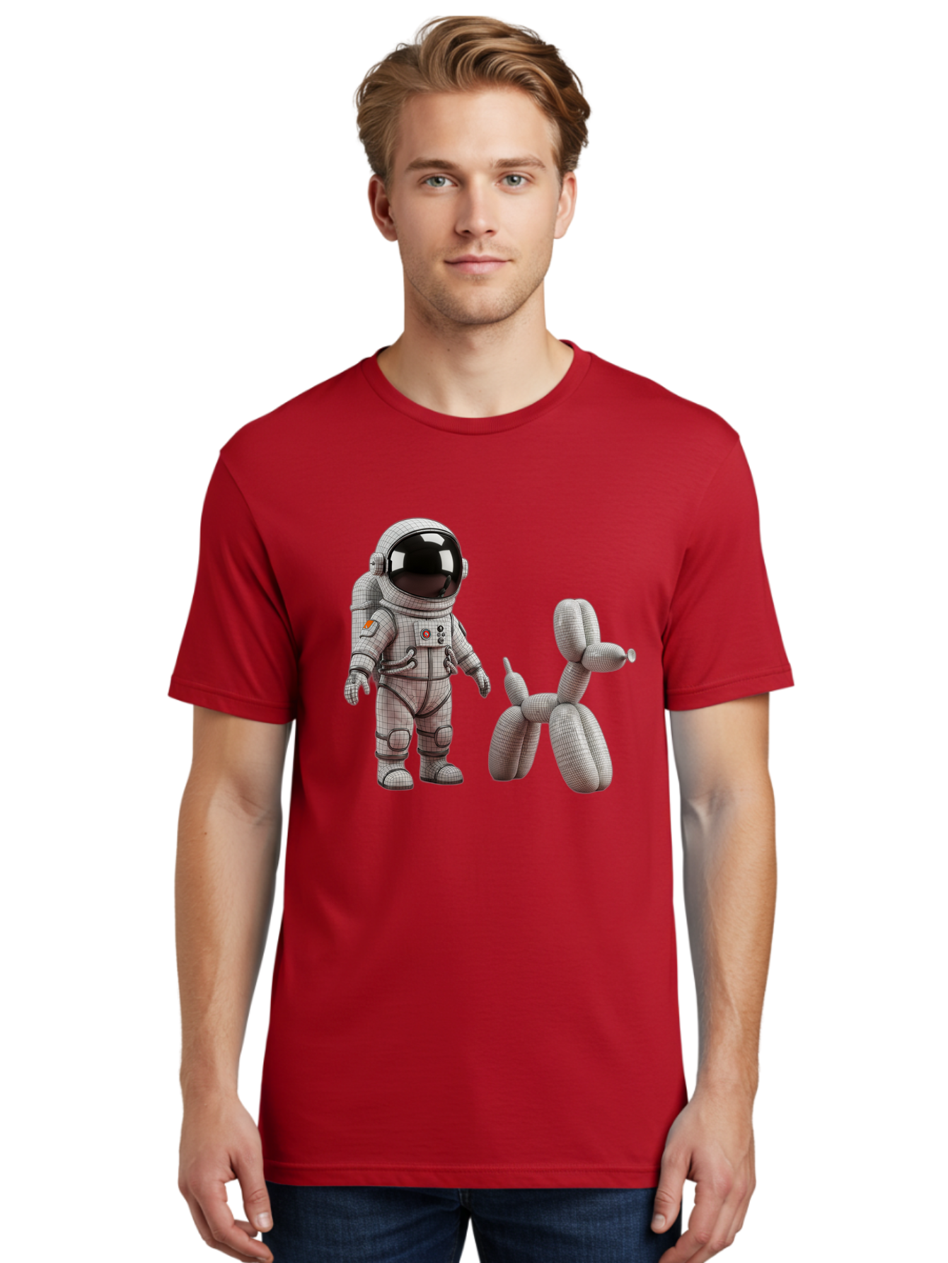 Astronaut-And-Balloon-Dog Men'S Graphic Tee, 100% Cotton, Comfortable Casual Summer Wear, Machine Washable, Vintage Camera, Old Camera, Antique Camera, Black Camera, Classic Photography, Photography Equipment, Nostalgic Device, Film Camera, Bal724