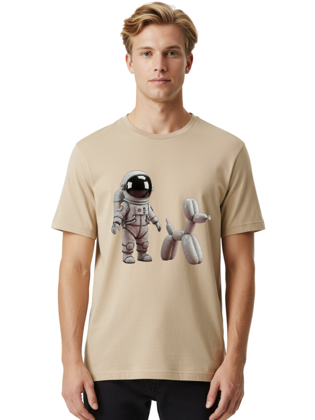 Astronaut-And-Balloon-Dog Men'S Graphic Tee, 100% Cotton, Comfortable Casual Summer Wear, Machine Washable, Vintage Camera, Old Camera, Antique Camera, Black Camera, Classic Photography, Photography Equipment, Nostalgic Device, Film Camera, Bal724