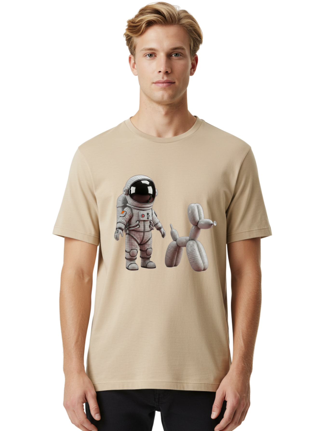 Astronaut-And-Balloon-Dog Men'S Graphic Tee, 100% Cotton, Comfortable Casual Summer Wear, Machine Washable, Vintage Camera, Old Camera, Antique Camera, Black Camera, Classic Photography, Photography Equipment, Nostalgic Device, Film Camera, Bal724