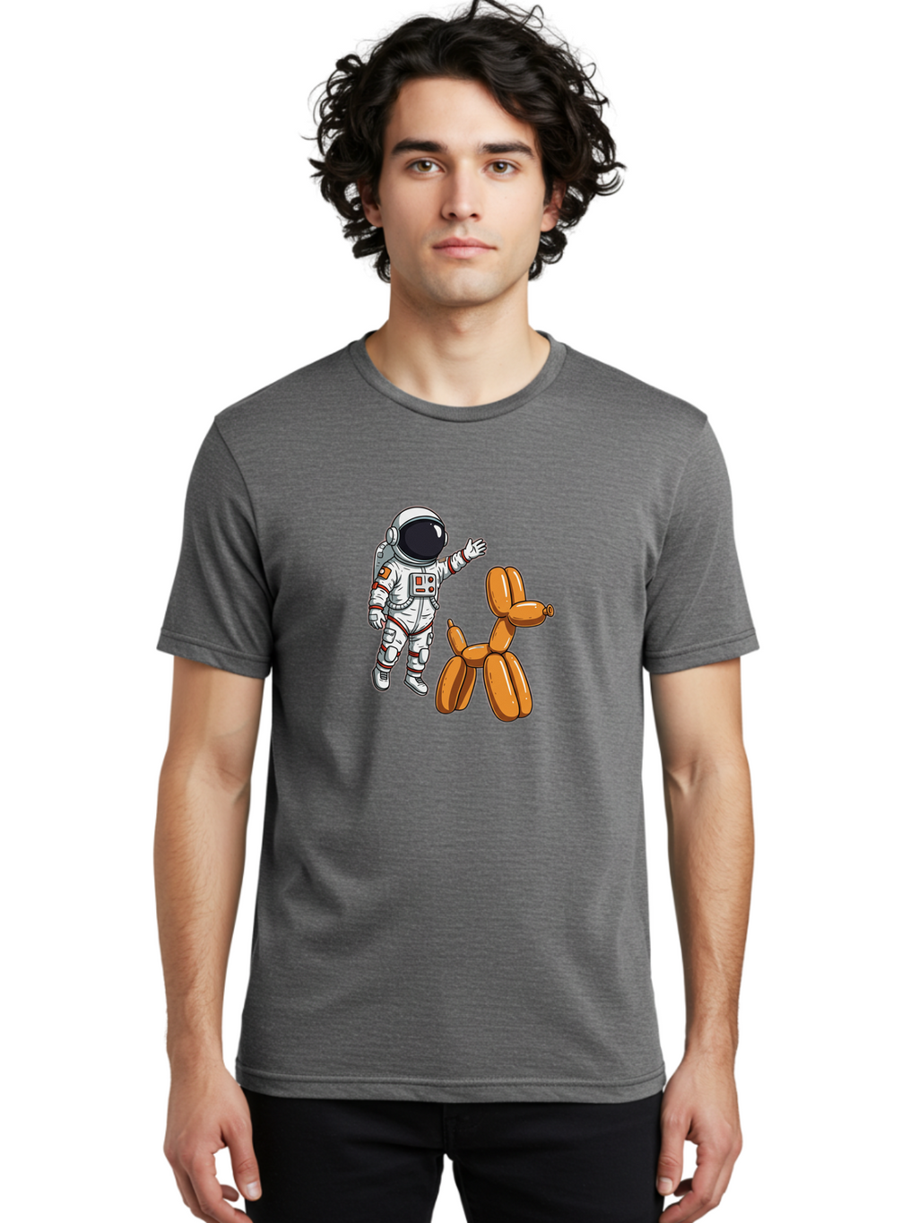 Astronaut-And-Dog Men'S Graphic Tee, 100% Cotton, Comfortable Casual Summer Wear, Machine Washable, Vintage Camera, Old Camera, Antique Camera, Black Camera, Classic Photography, Photography Equipment, Nostalgic Device, Film Camera, Camera Art Bal725