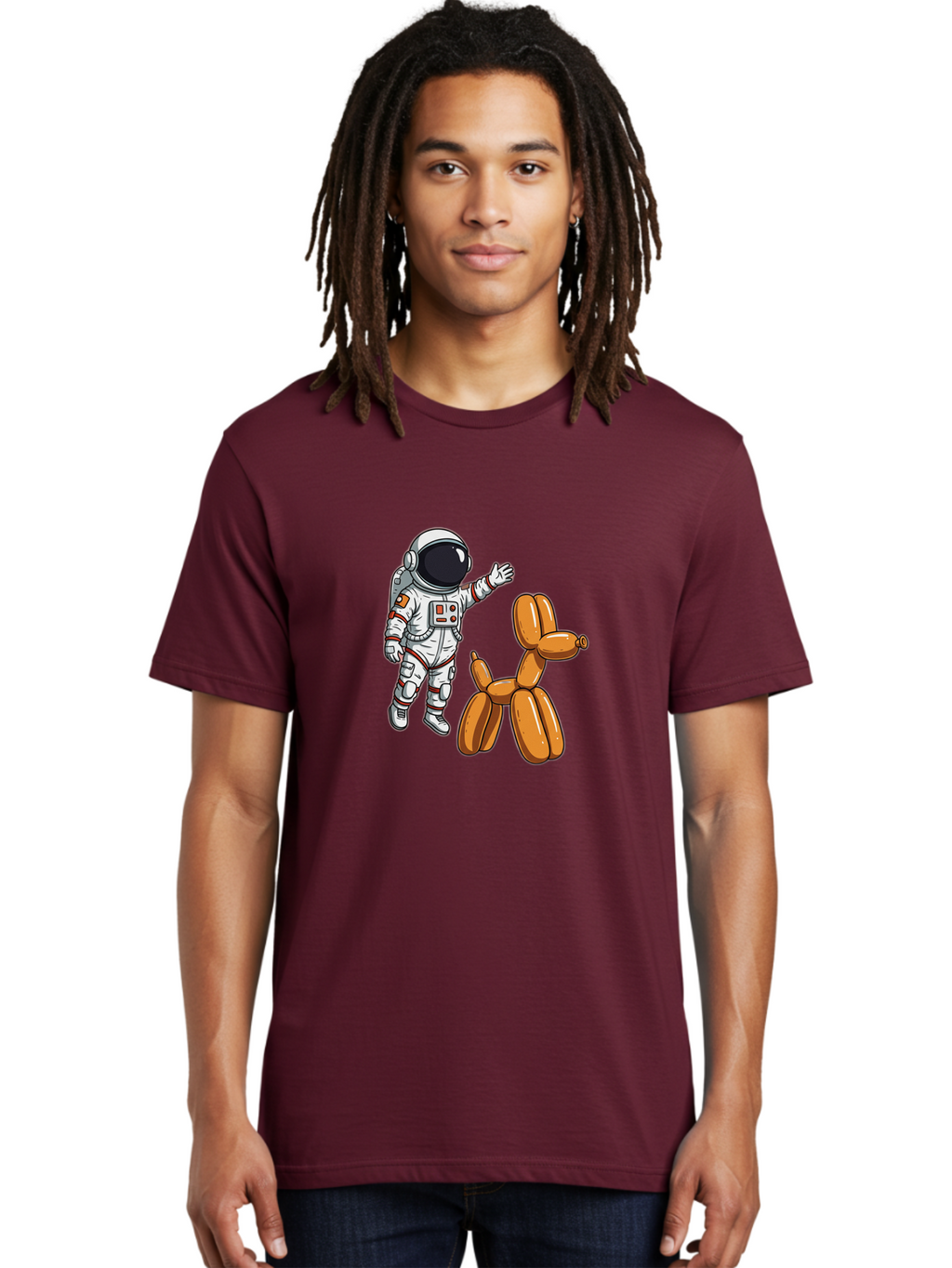 Astronaut-And-Dog Men'S Graphic Tee, 100% Cotton, Comfortable Casual Summer Wear, Machine Washable, Vintage Camera, Old Camera, Antique Camera, Black Camera, Classic Photography, Photography Equipment, Nostalgic Device, Film Camera, Camera Art Bal725