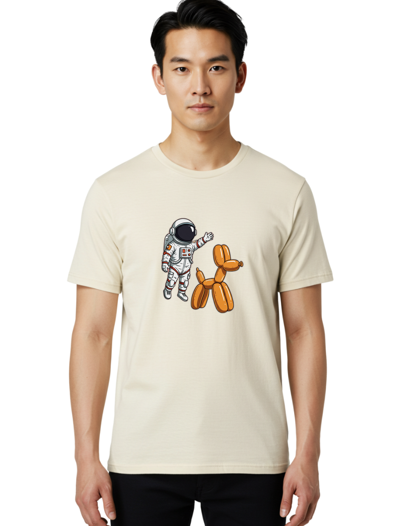 Astronaut-And-Dog Men'S Graphic Tee, 100% Cotton, Comfortable Casual Summer Wear, Machine Washable, Vintage Camera, Old Camera, Antique Camera, Black Camera, Classic Photography, Photography Equipment, Nostalgic Device, Film Camera, Camera Art Bal725