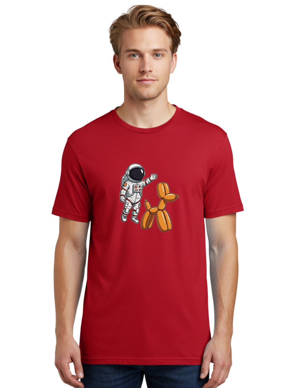 Astronaut-And-Dog Men'S Graphic Tee, 100% Cotton, Comfortable Casual Summer Wear, Machine Washable, Vintage Camera, Old Camera, Antique Camera, Black Camera, Classic Photography, Photography Equipment, Nostalgic Device, Film Camera, Camera Art Bal725