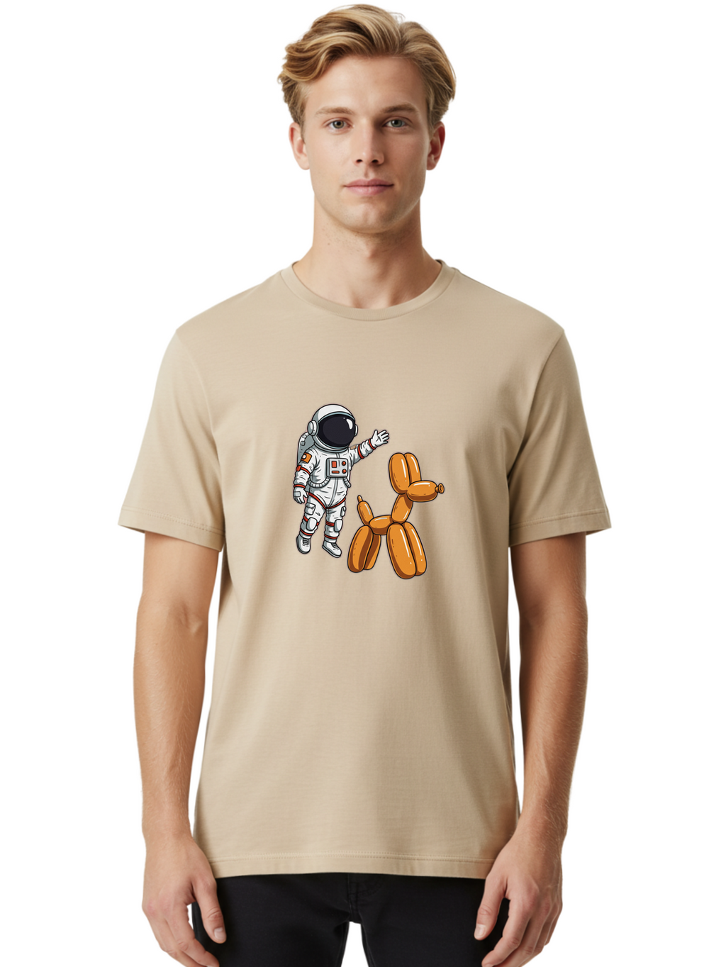 Astronaut-And-Dog Men'S Graphic Tee, 100% Cotton, Comfortable Casual Summer Wear, Machine Washable, Vintage Camera, Old Camera, Antique Camera, Black Camera, Classic Photography, Photography Equipment, Nostalgic Device, Film Camera, Camera Art Bal725